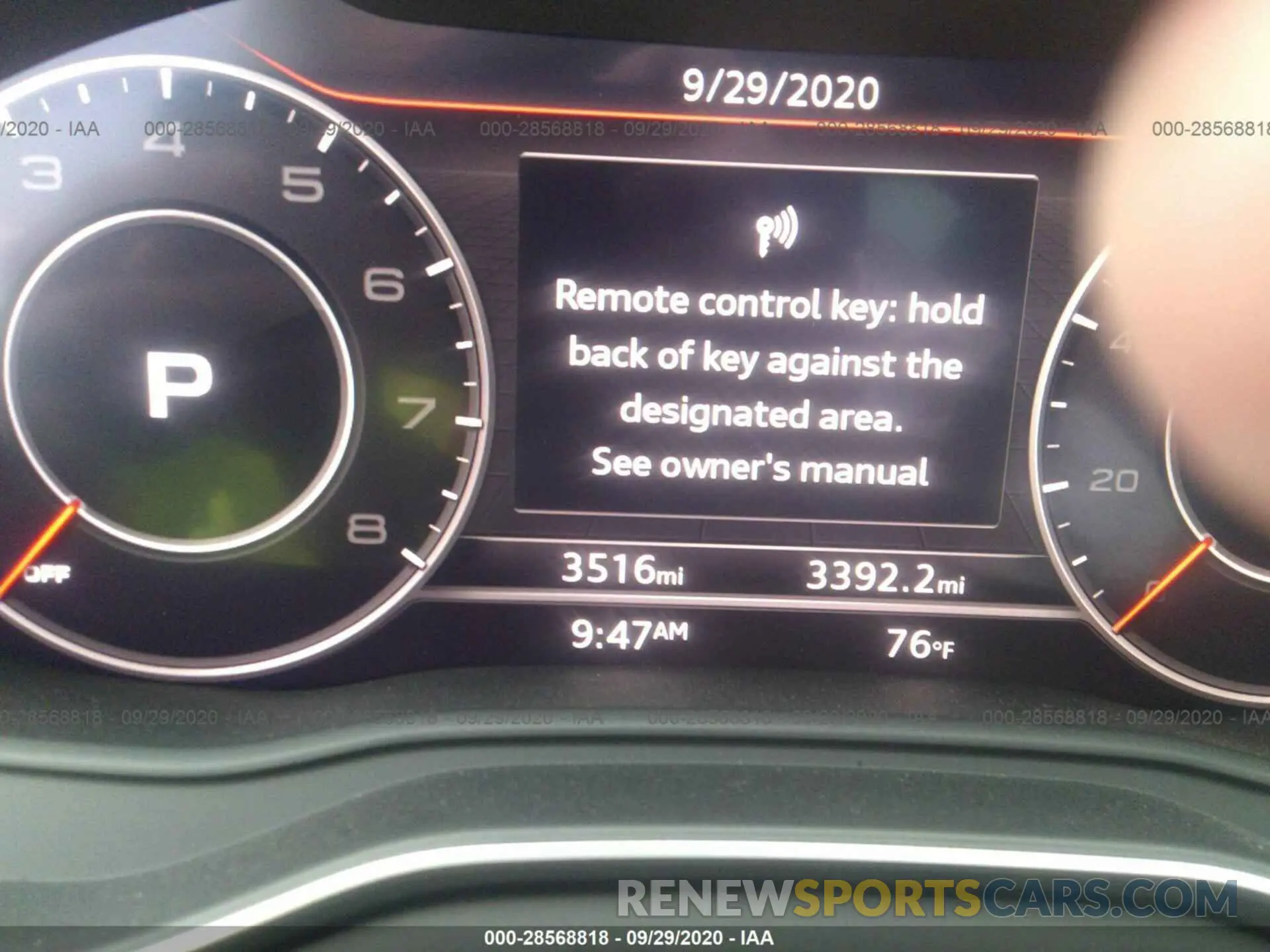 7 Photograph of a damaged car WAUBNCF50KA098987 AUDI A5 SPORTBACK 2019
