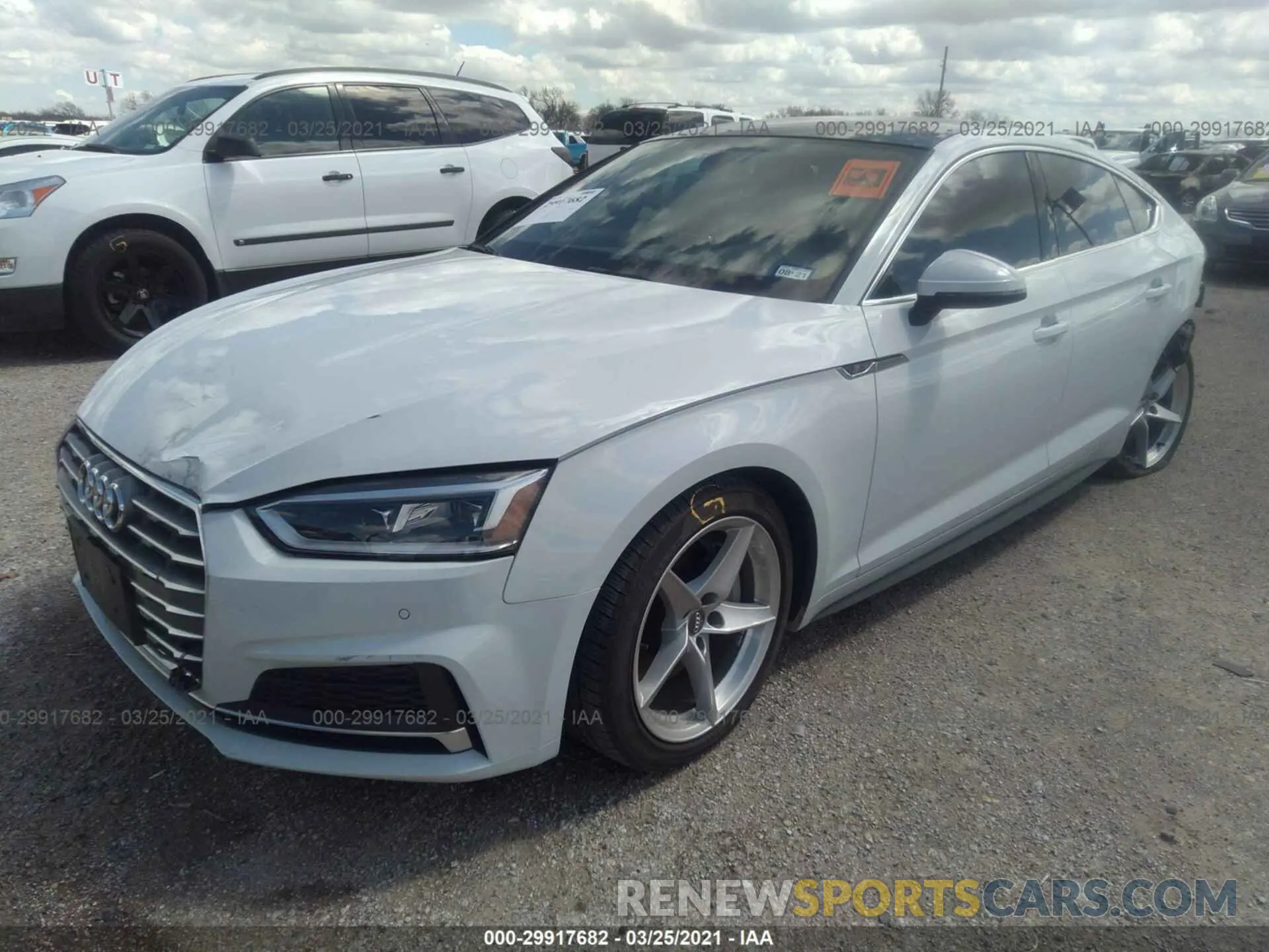 2 Photograph of a damaged car WAUENCF50KA023543 AUDI A5 SPORTBACK 2019