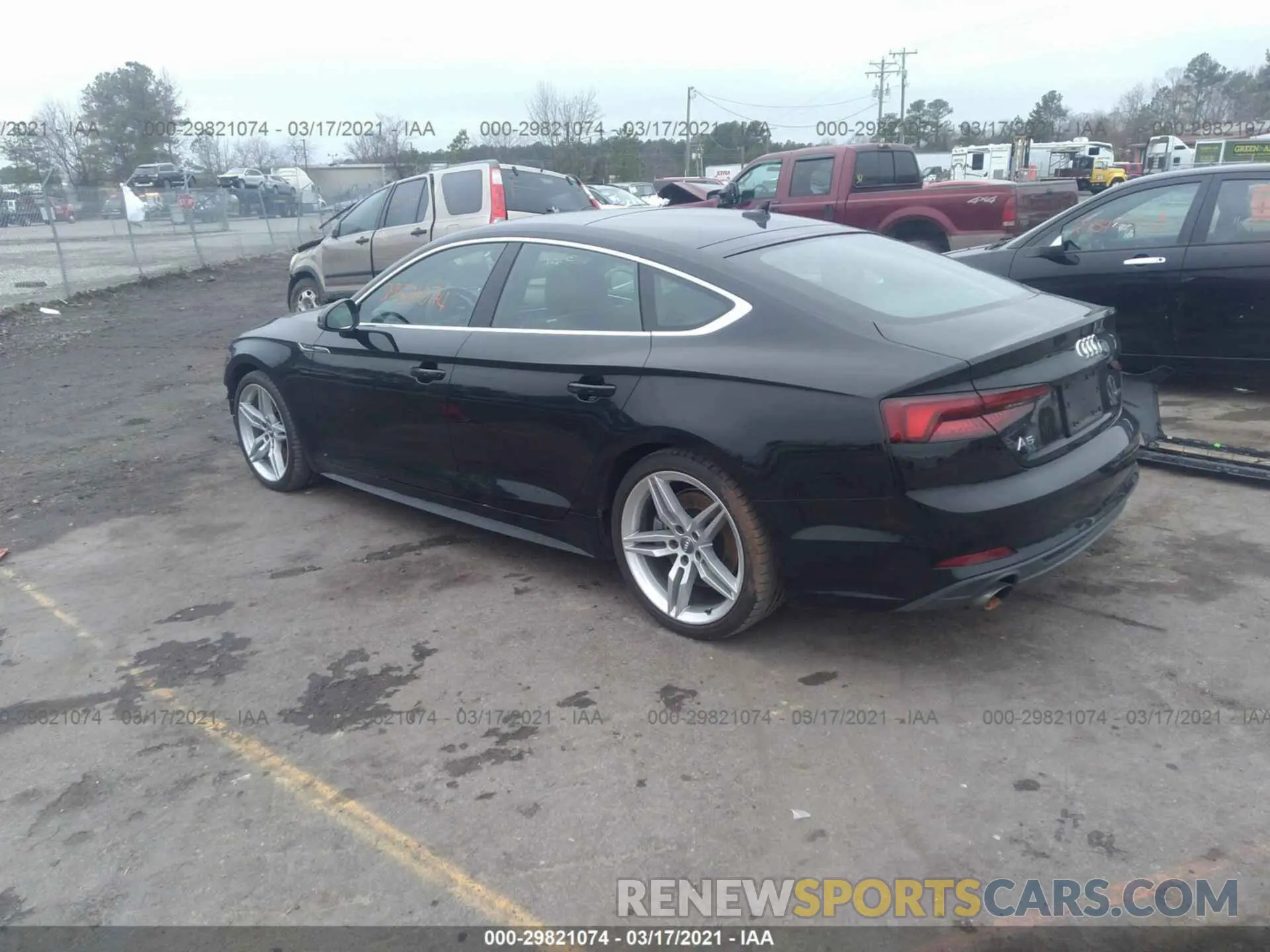 3 Photograph of a damaged car WAUENCF55KA017401 AUDI A5 SPORTBACK 2019