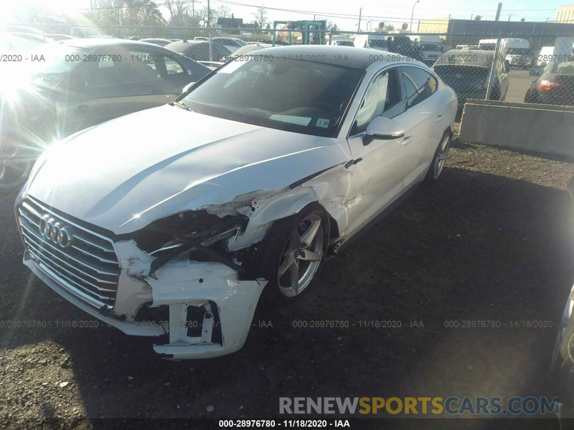 2 Photograph of a damaged car WAUENCF5XKA020097 AUDI A5 SPORTBACK 2019