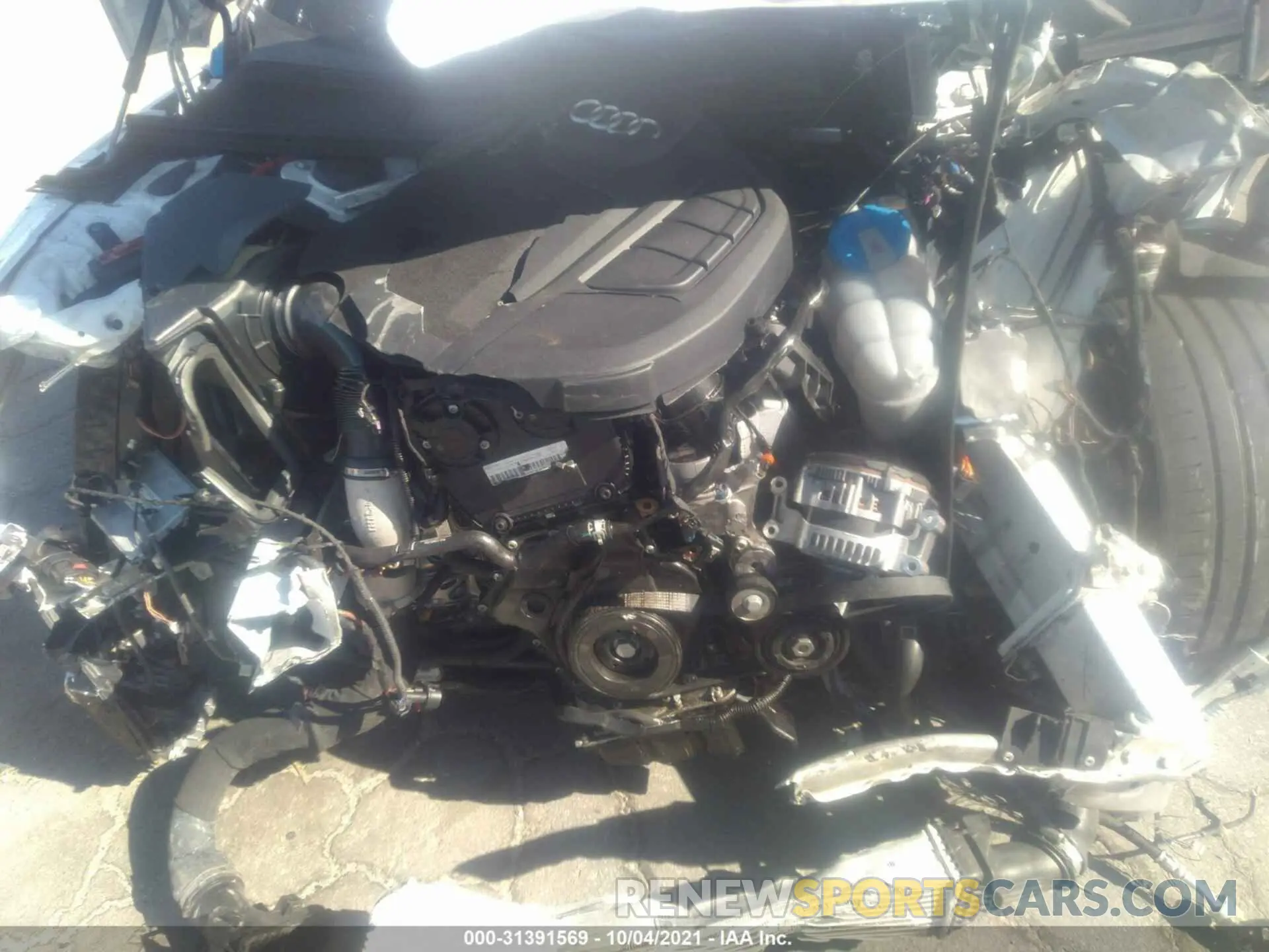 10 Фотография поврежденного автомобиля WAUFNCF56KA028105 AUDI A5 SPORTBACK 2019