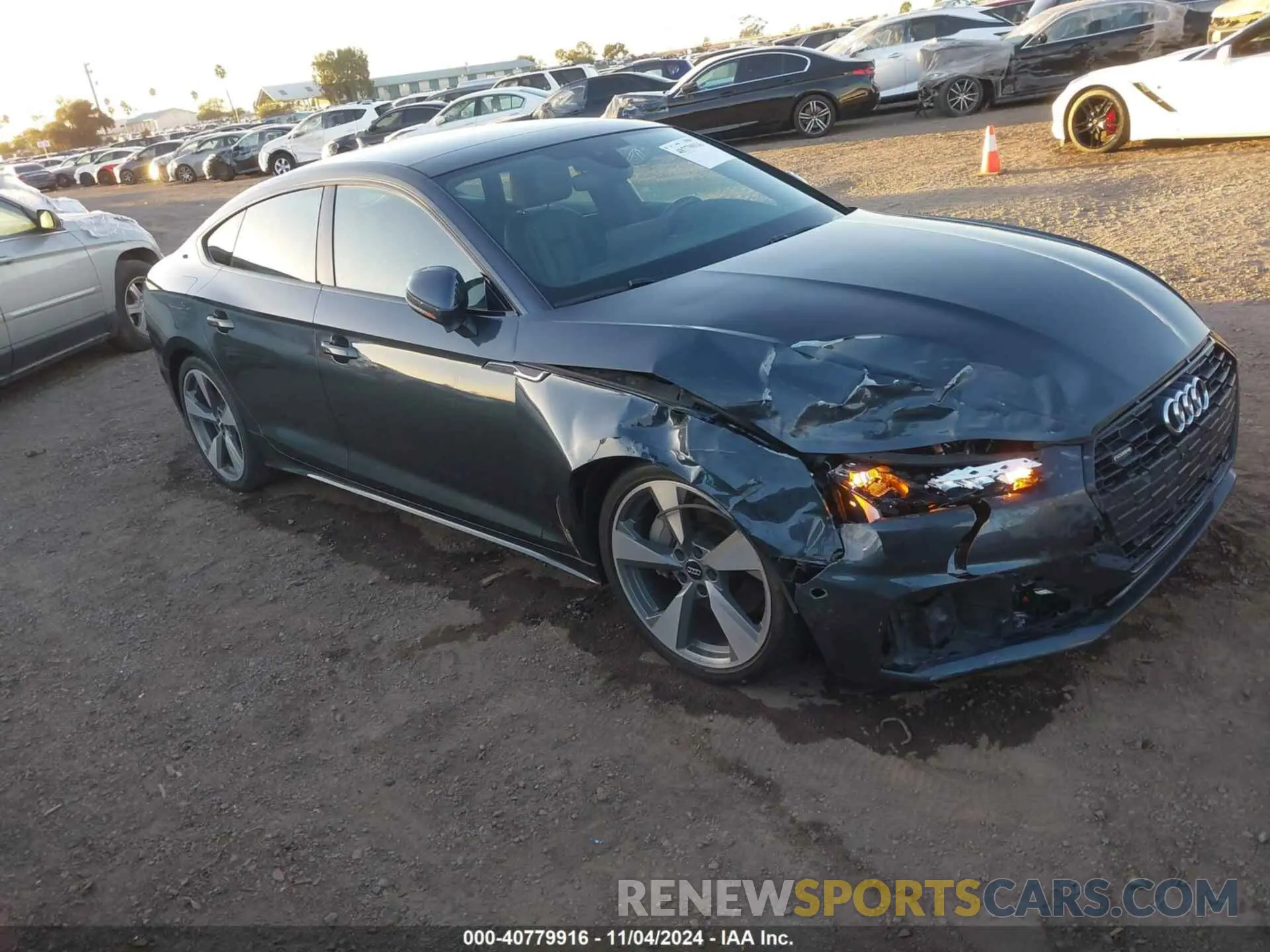 1 Photograph of a damaged car WAUCNCF53LA012707 AUDI A5 SPORTBACK 2020