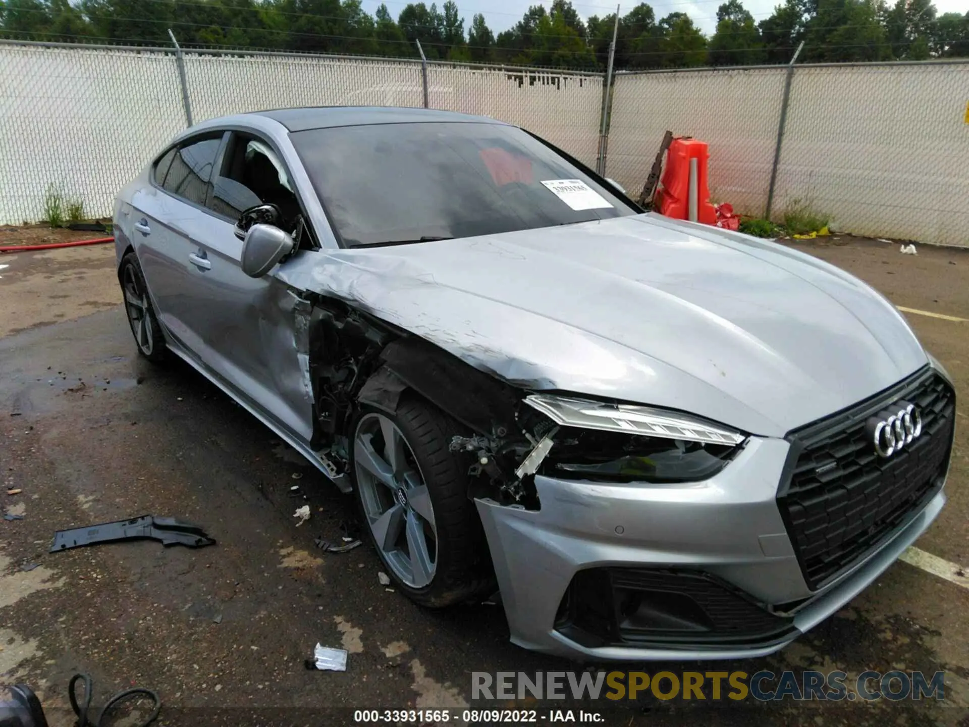 1 Photograph of a damaged car WAUCNCF58LA014923 AUDI A5 SPORTBACK 2020