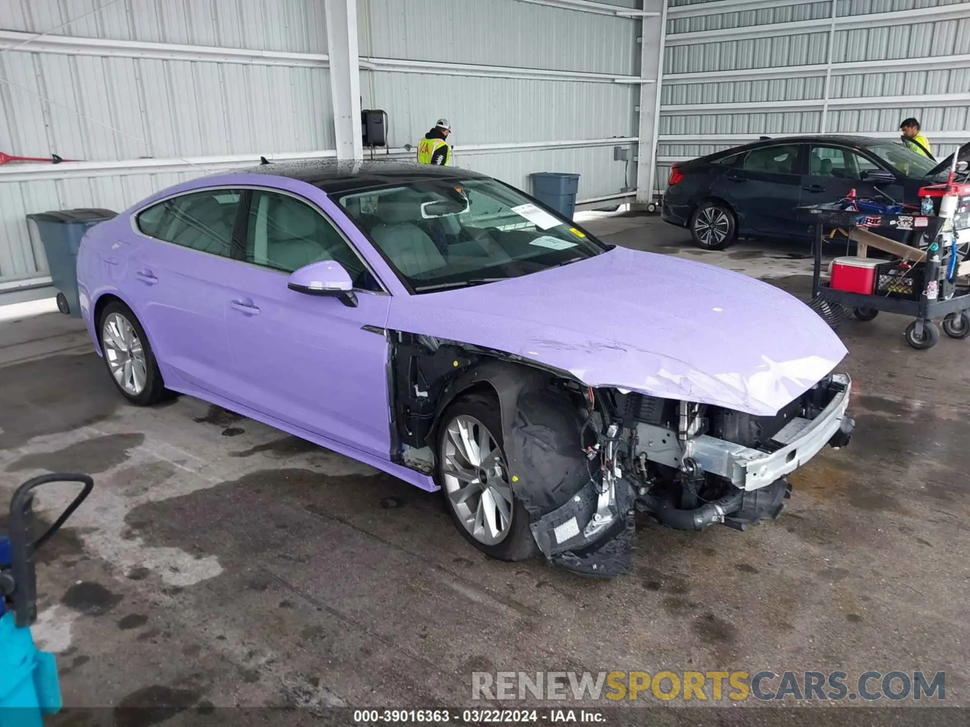 1 Photograph of a damaged car WAUABCF5XMA037380 AUDI A5 SPORTBACK 2021