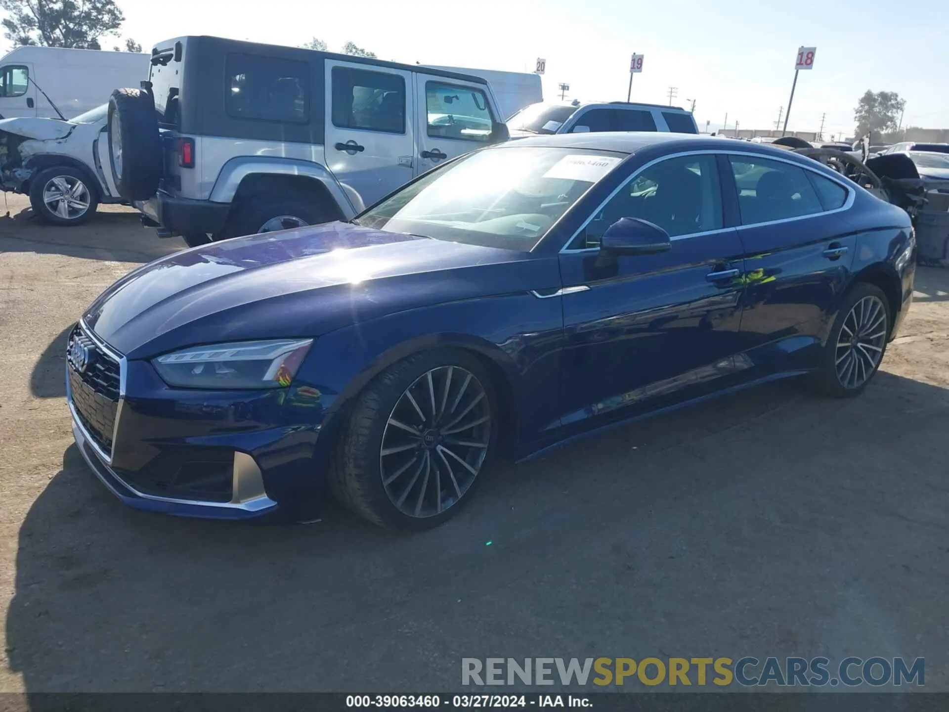 2 Photograph of a damaged car WAUCBCF58MA025768 AUDI A5 SPORTBACK 2021