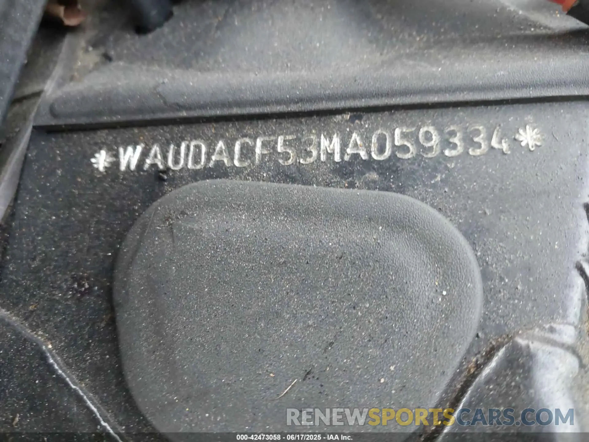9 Фотография поврежденного автомобиля WAUDACF53MA059334 AUDI A5 SPORTBACK 2021