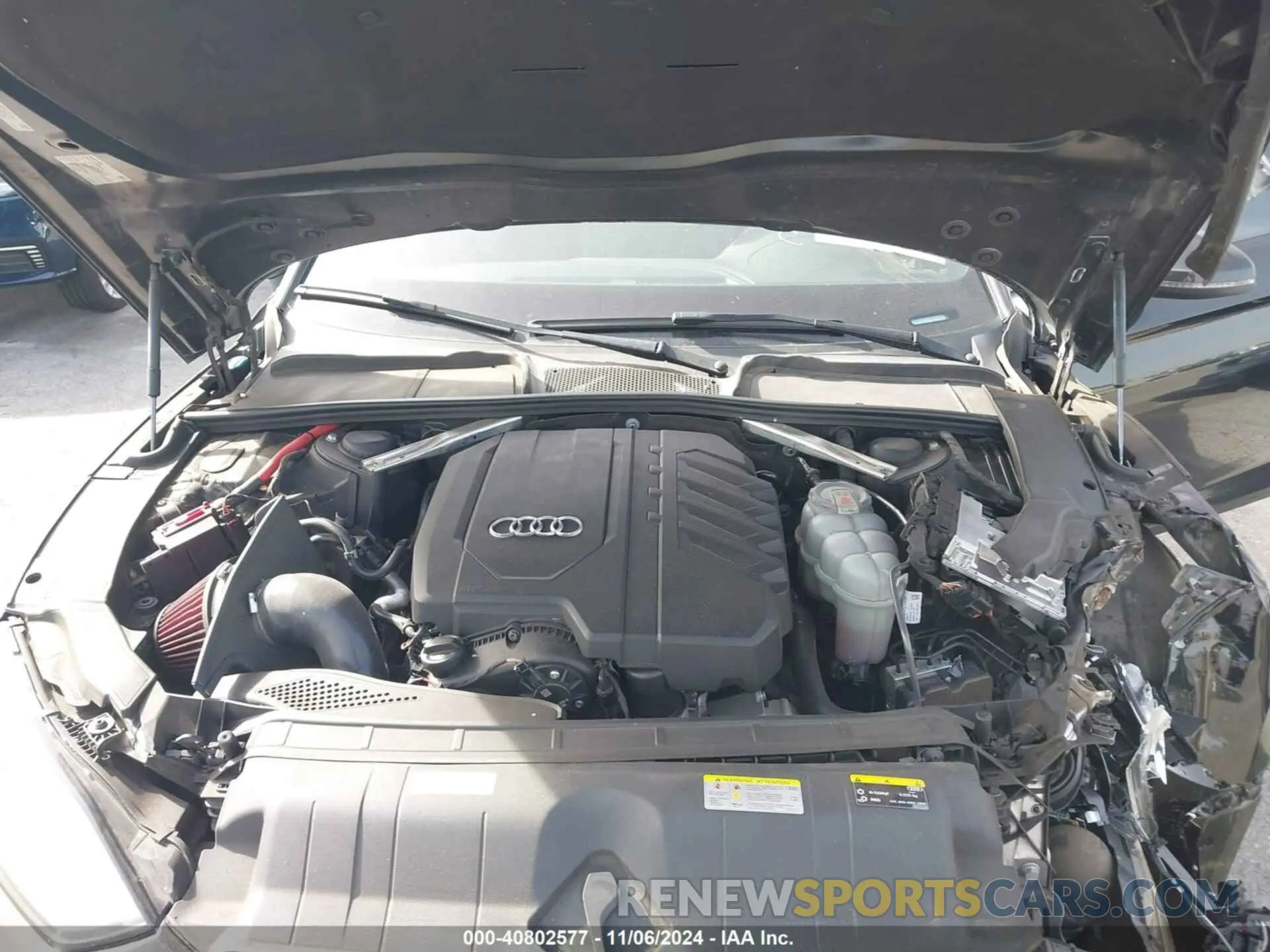 10 Фотография поврежденного автомобиля WAUDACF5XMA009210 AUDI A5 SPORTBACK 2021