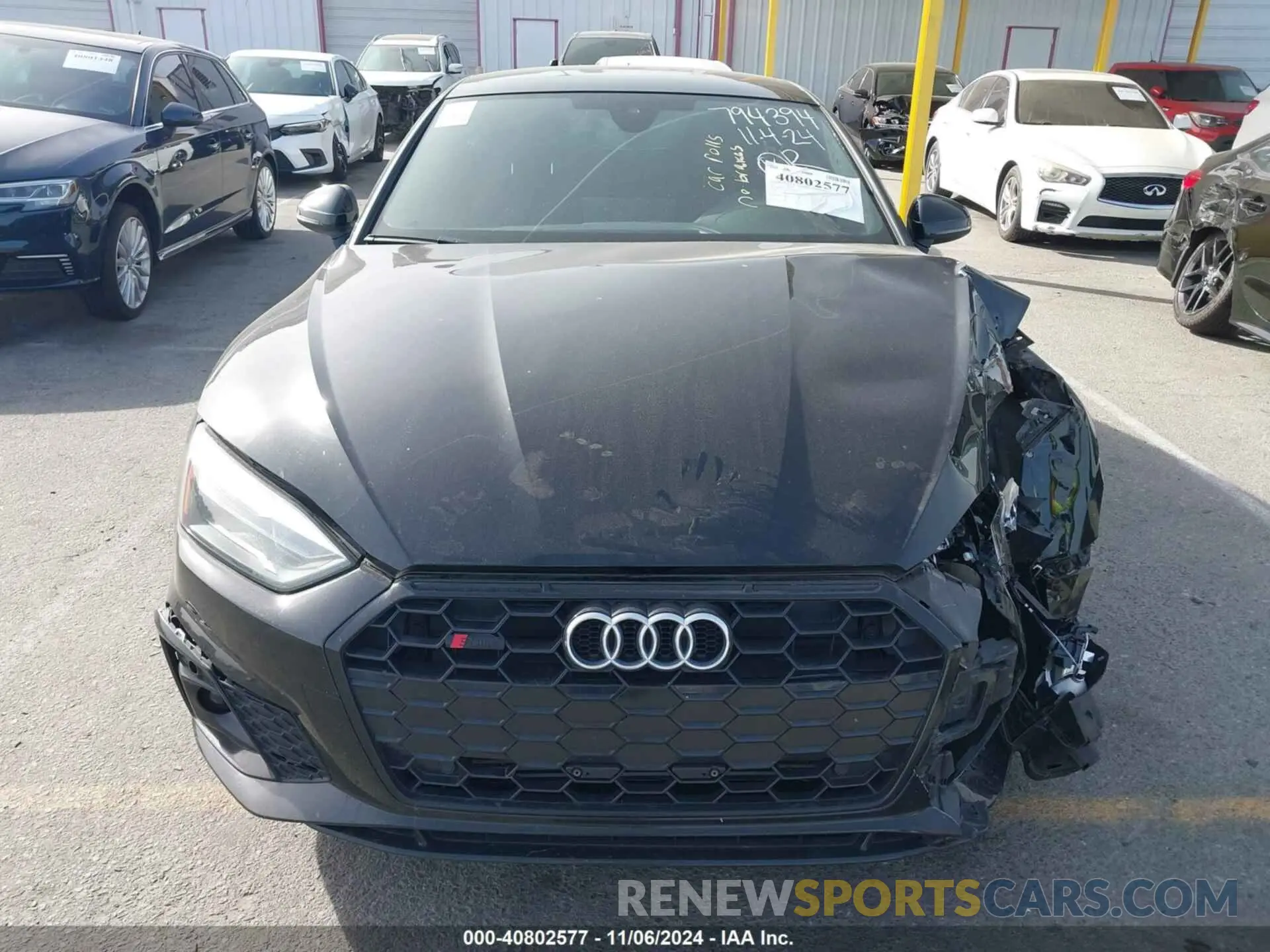 12 Фотография поврежденного автомобиля WAUDACF5XMA009210 AUDI A5 SPORTBACK 2021