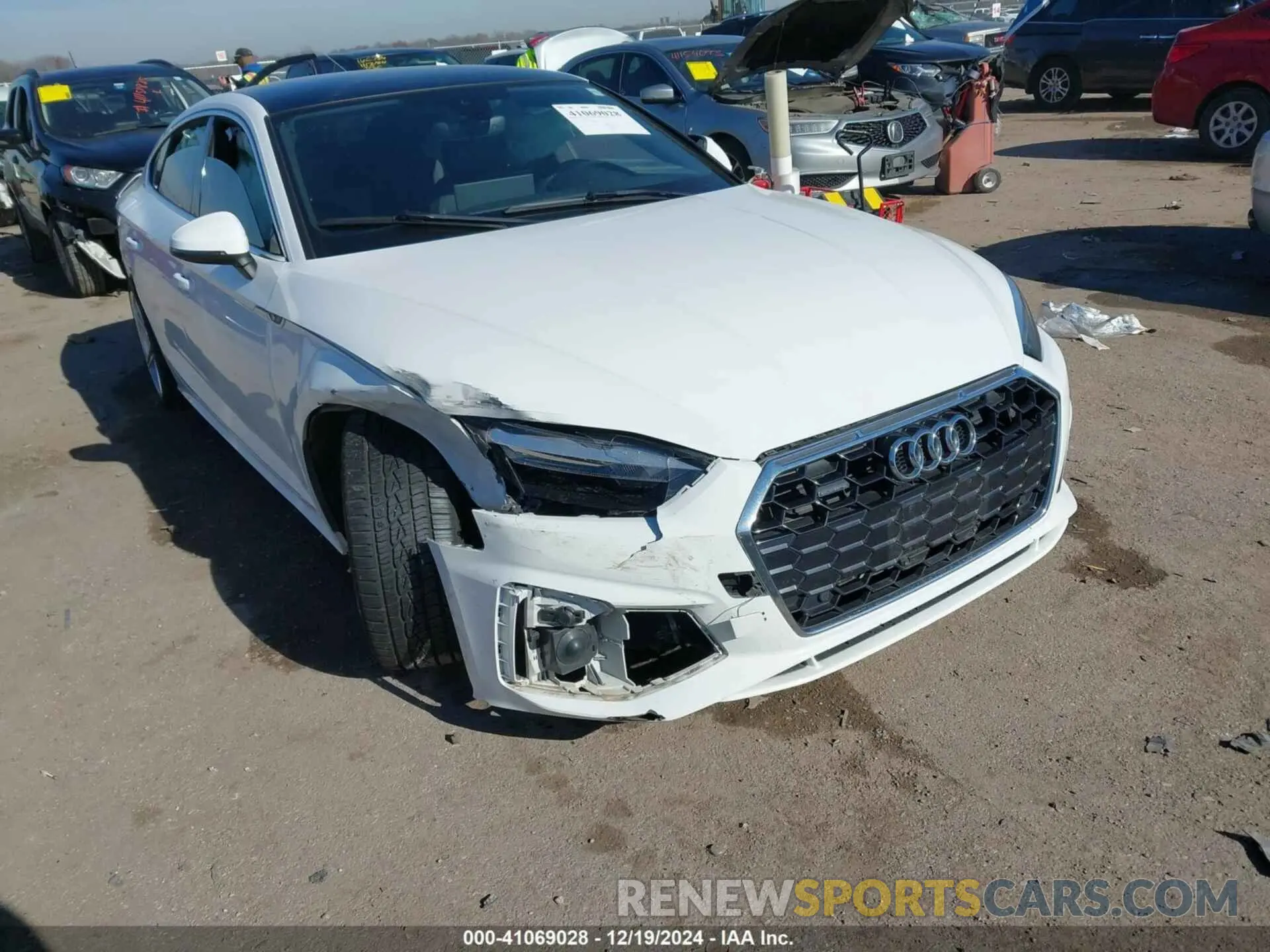 6 Фотография поврежденного автомобиля WAUDACF5XMA016822 AUDI A5 SPORTBACK 2021