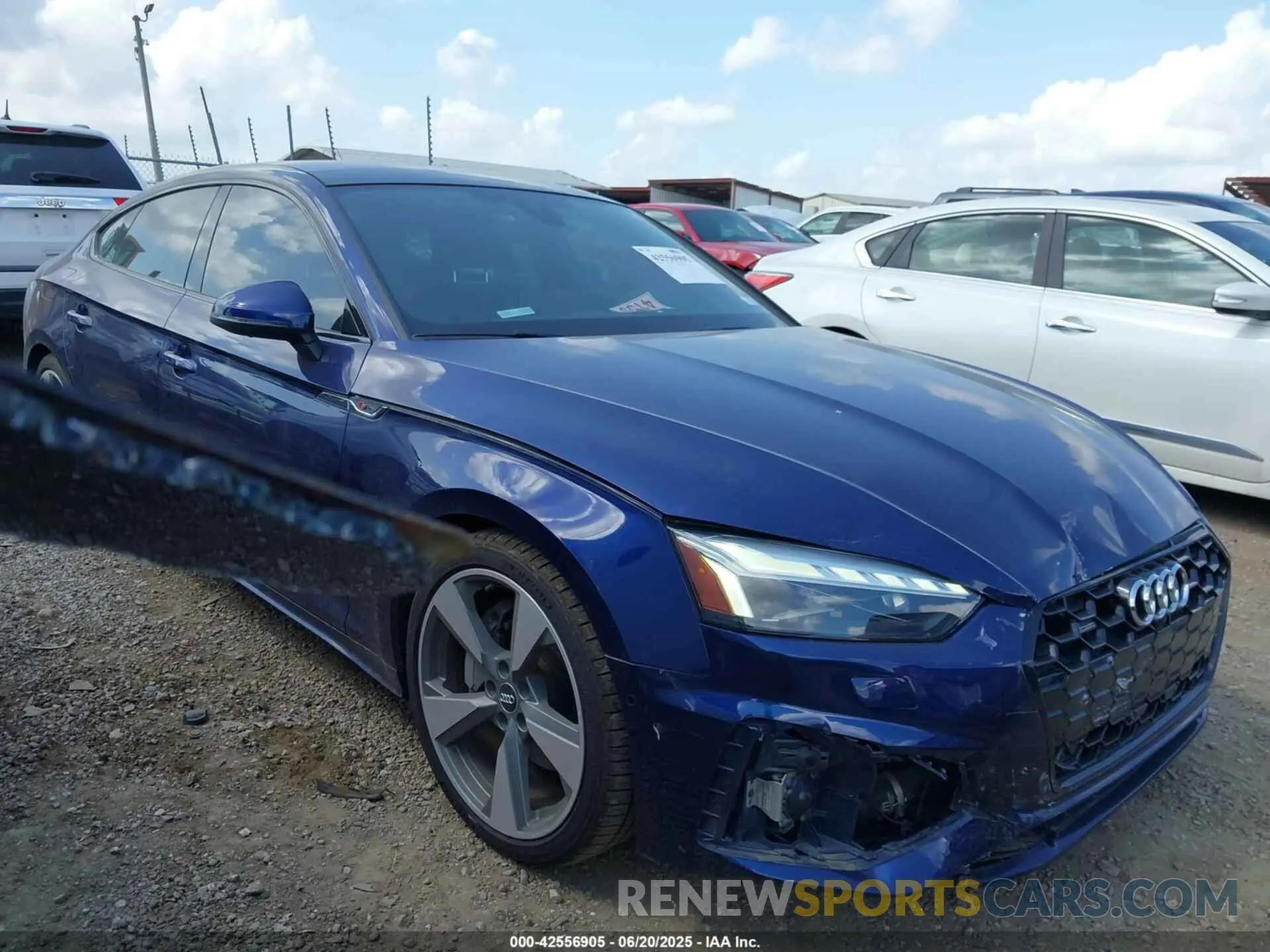 1 Фотография поврежденного автомобиля WAUEACF53MA003365 AUDI A5 SPORTBACK 2021