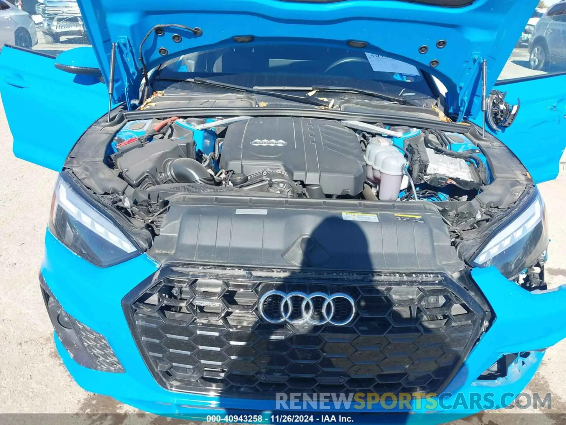 10 Photograph of a damaged car WAUFACF51MA042587 AUDI A5 SPORTBACK 2021