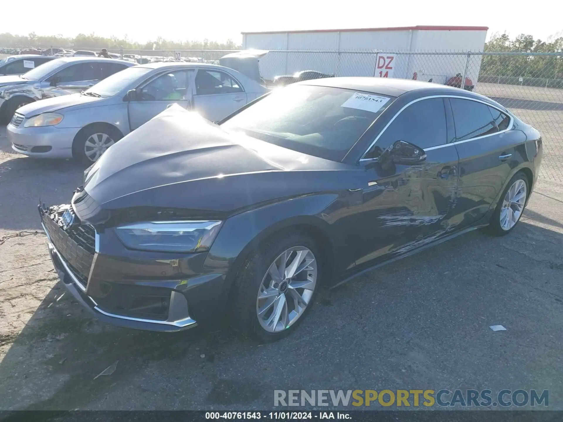 2 Photograph of a damaged car WAUABCF56NA027236 AUDI A5 SPORTBACK 2022