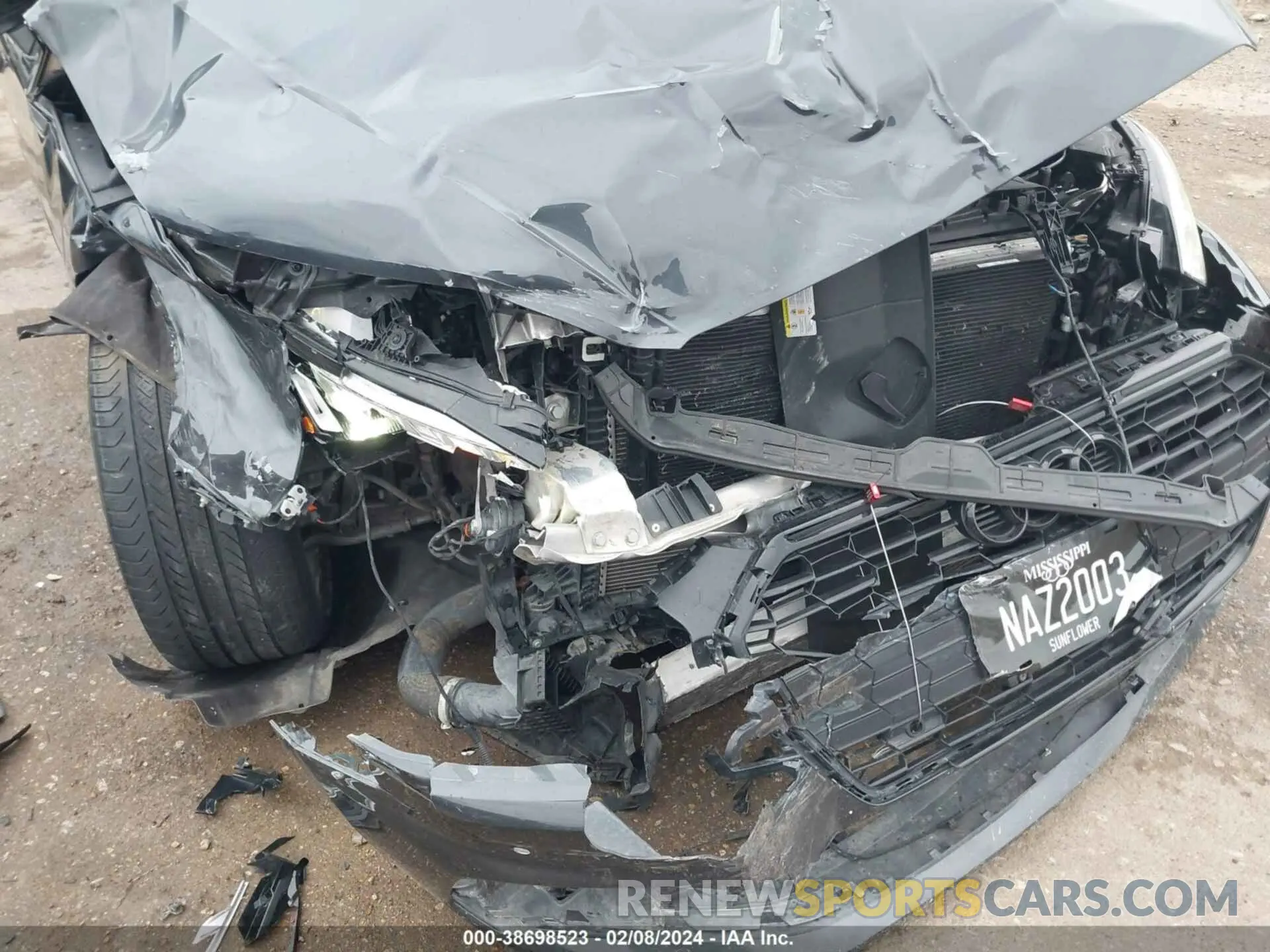 6 Фотография поврежденного автомобиля WAUCBCF57NA029411 AUDI A5 SPORTBACK 2022