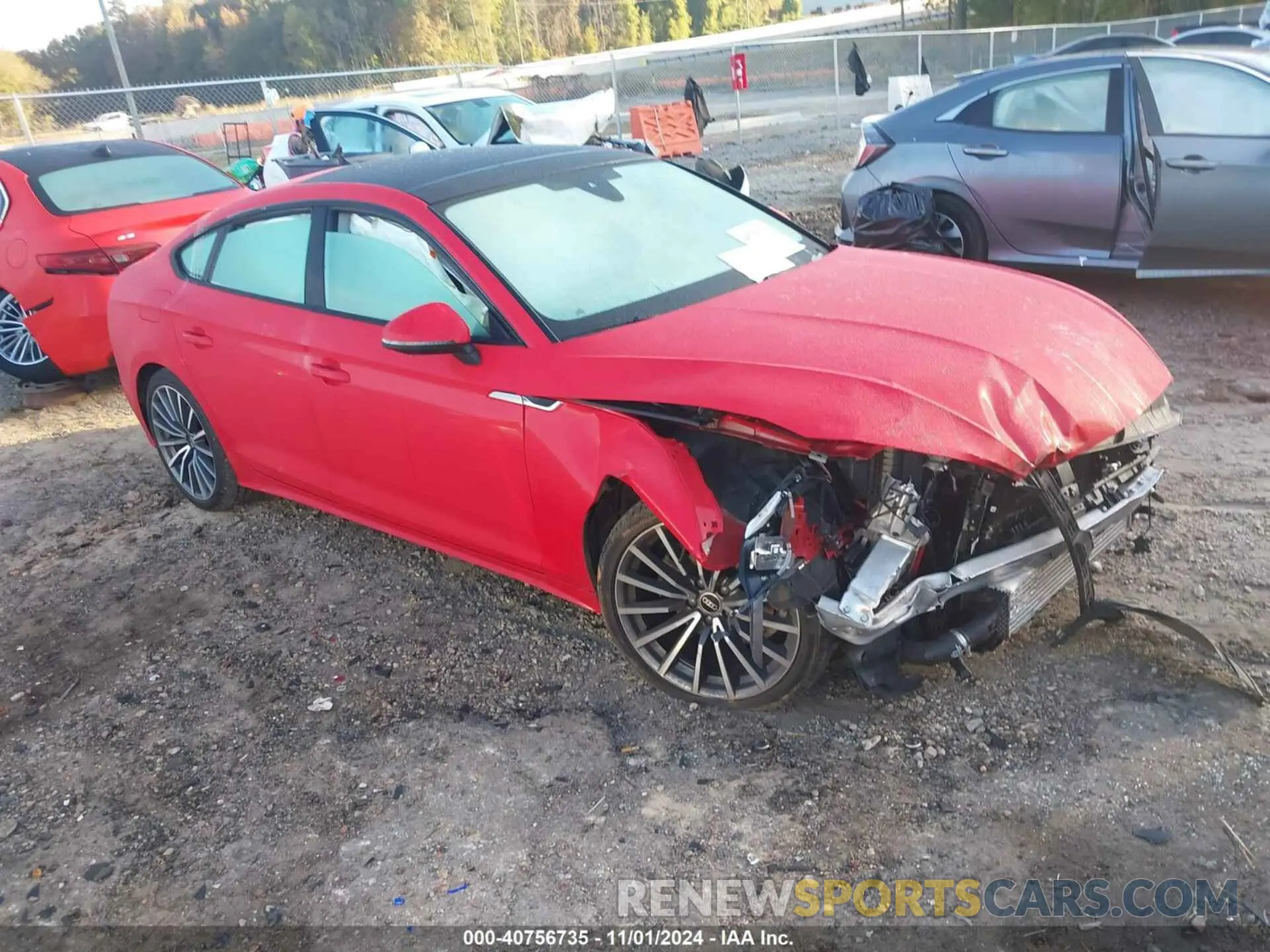 1 Photograph of a damaged car WAUCBCF58NA011306 AUDI A5 SPORTBACK 2022
