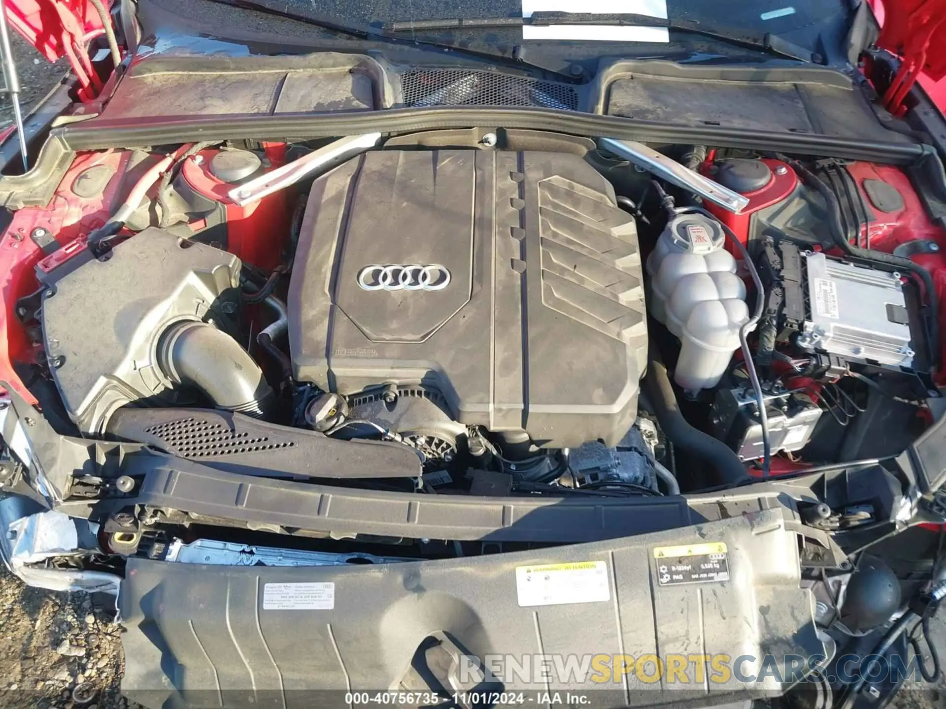10 Photograph of a damaged car WAUCBCF58NA011306 AUDI A5 SPORTBACK 2022