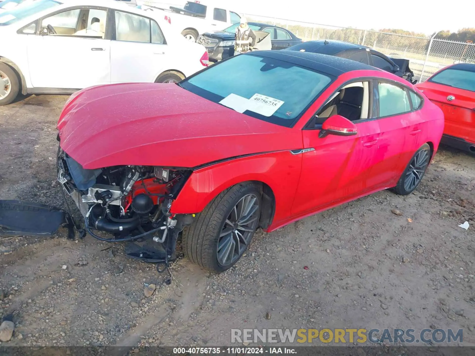 2 Photograph of a damaged car WAUCBCF58NA011306 AUDI A5 SPORTBACK 2022