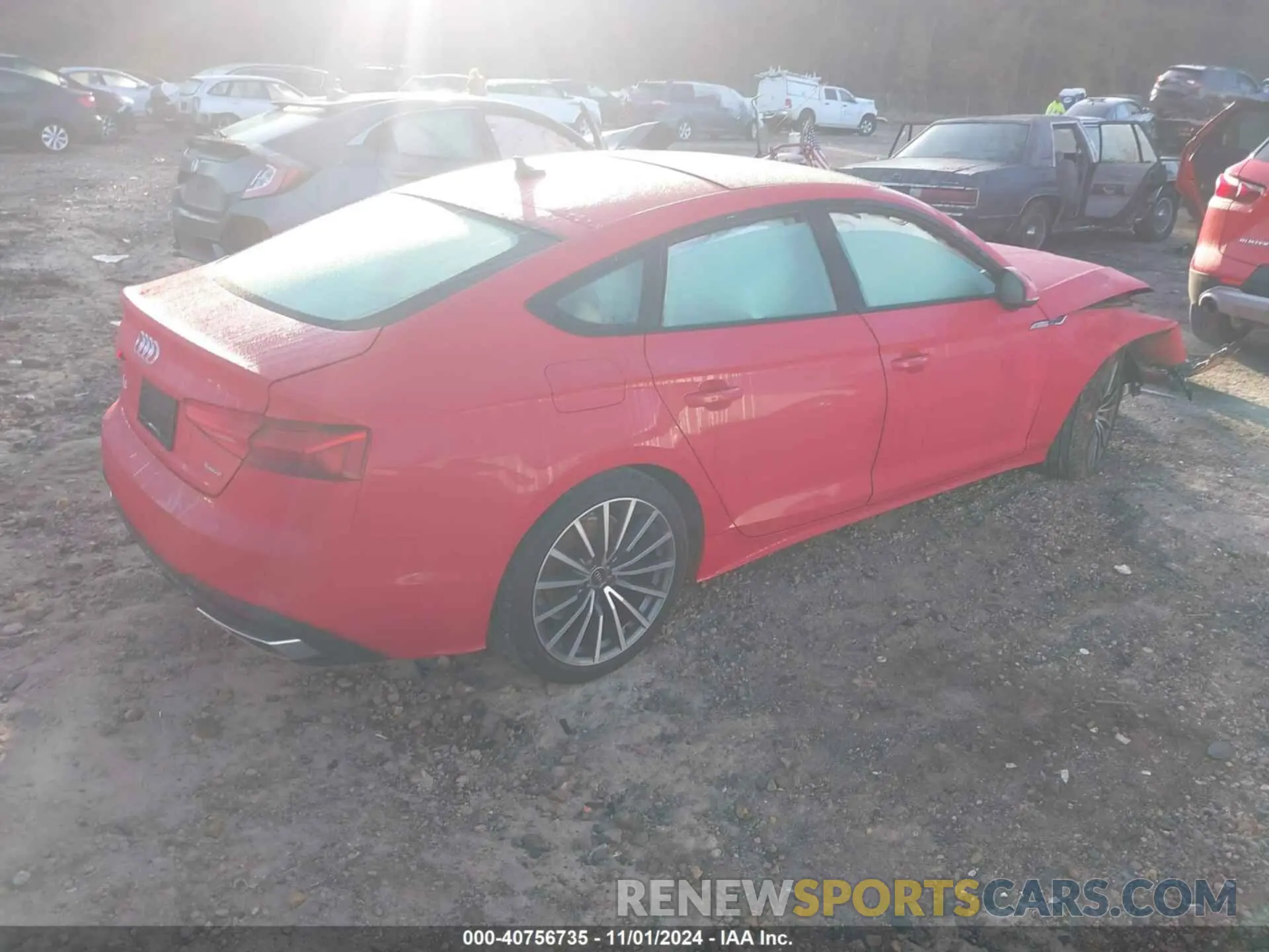 4 Photograph of a damaged car WAUCBCF58NA011306 AUDI A5 SPORTBACK 2022