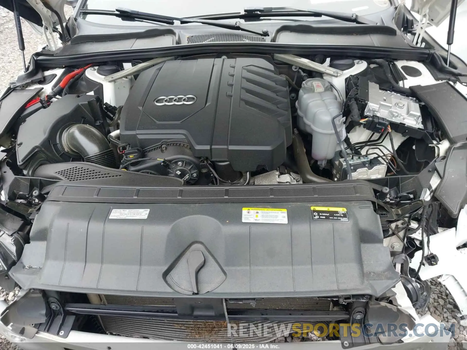 10 Фотография поврежденного автомобиля WAUFACF53NA016364 AUDI A5 SPORTBACK 2022