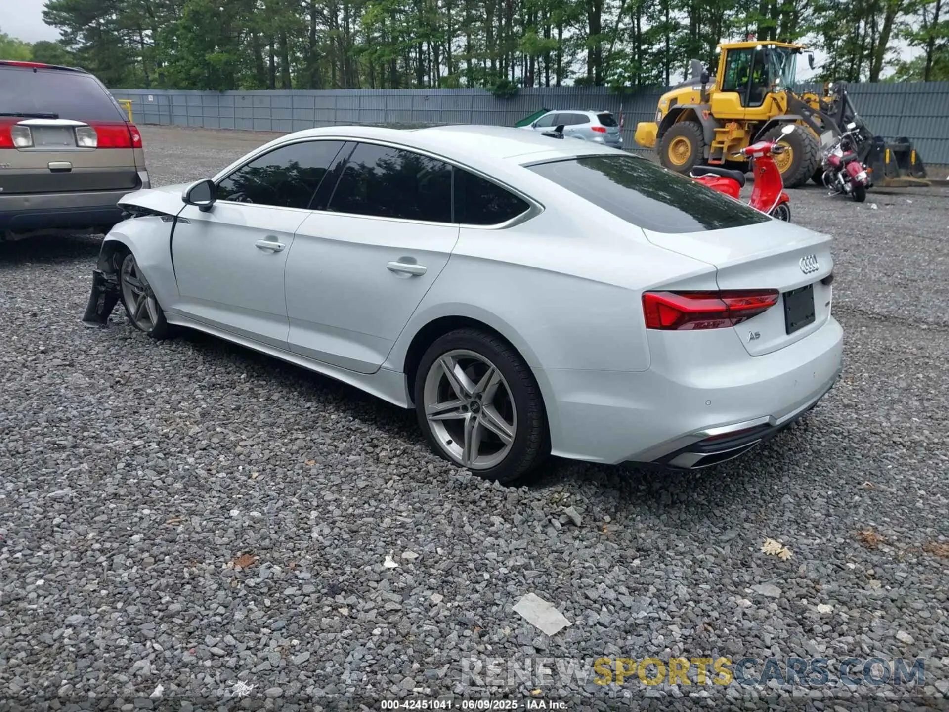 3 Фотография поврежденного автомобиля WAUFACF53NA016364 AUDI A5 SPORTBACK 2022