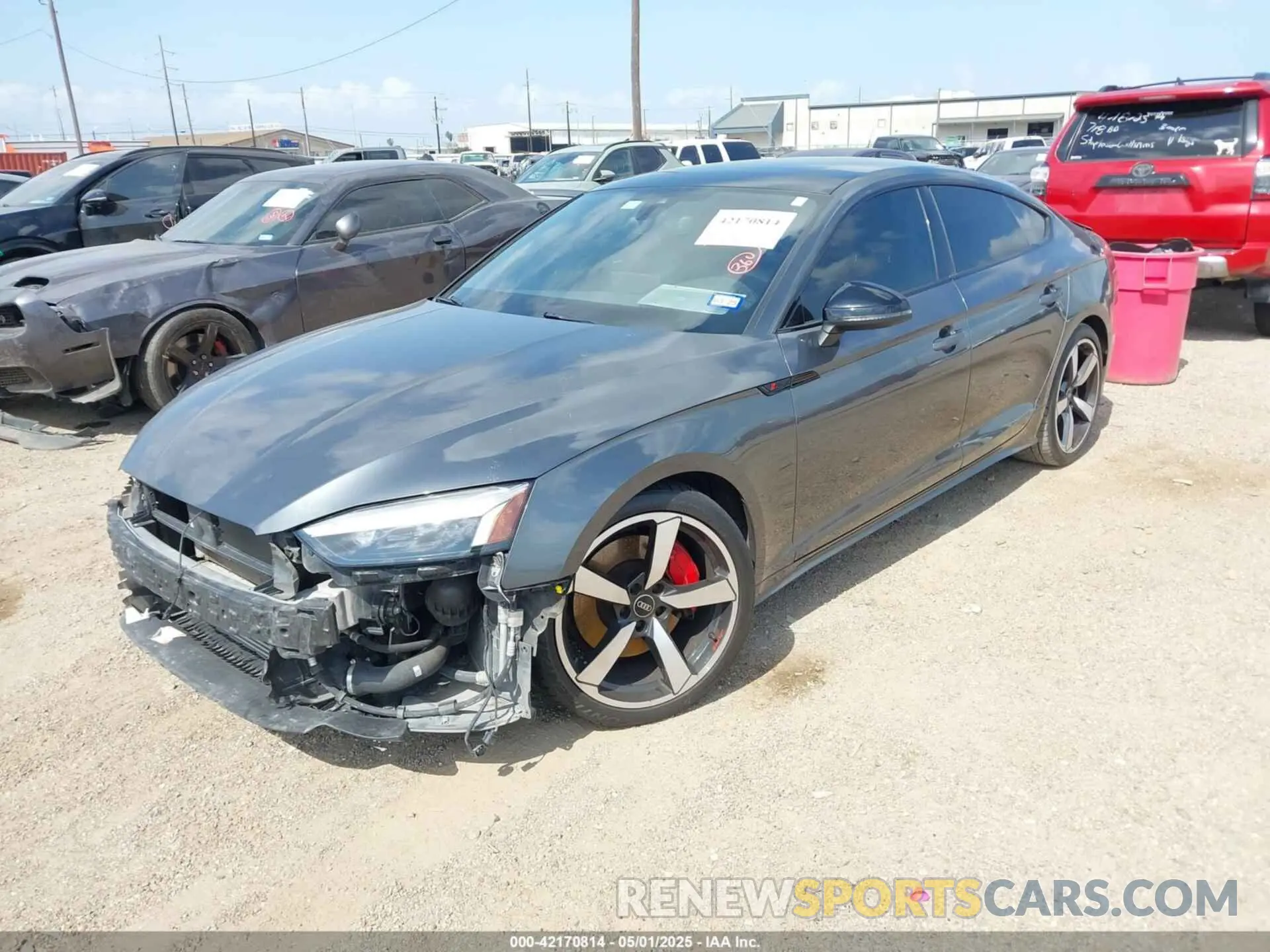 2 Photograph of a damaged car WAUFACF56NA017217 AUDI A5 SPORTBACK 2022