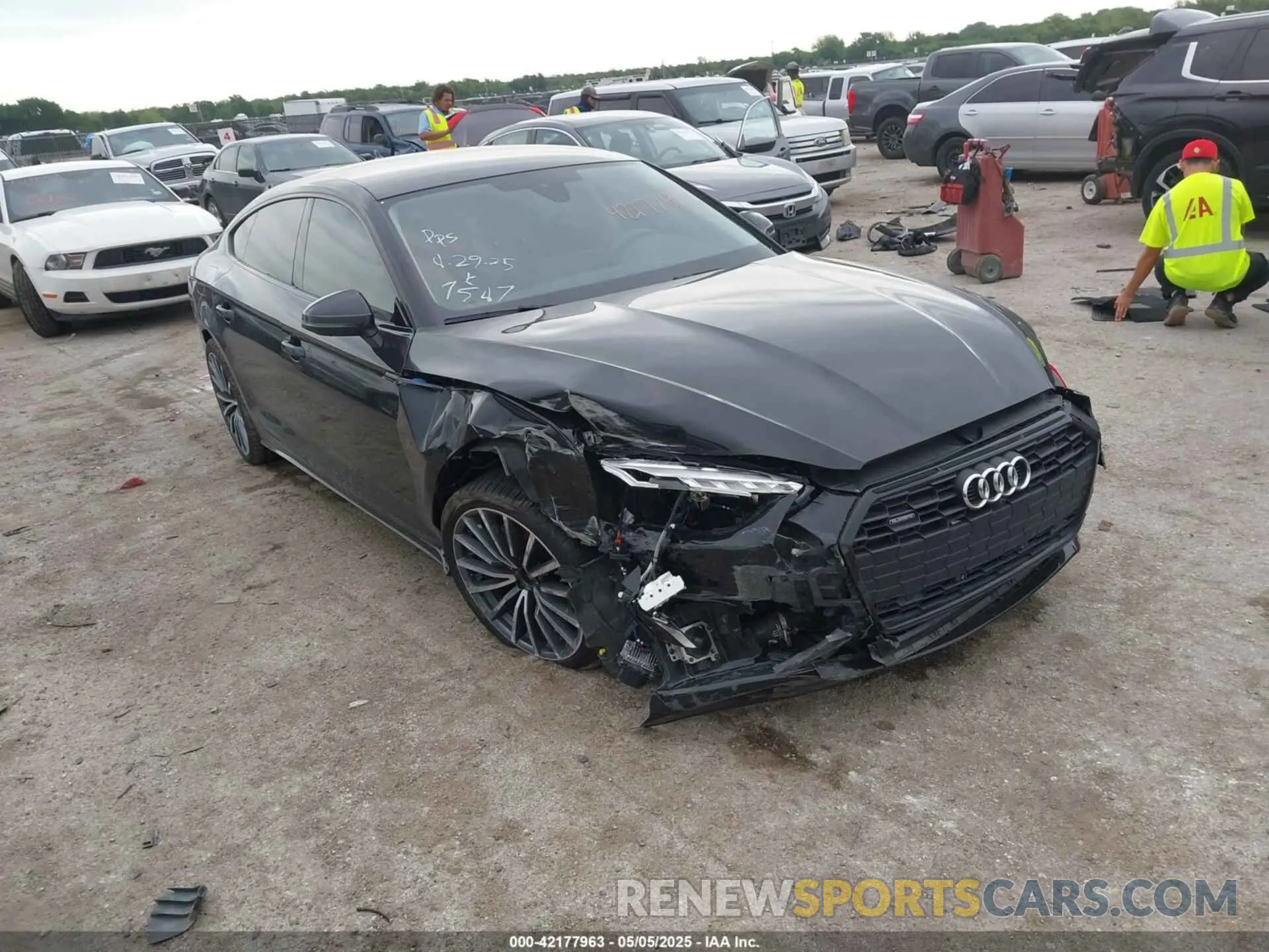 1 Фотография поврежденного автомобиля WAUCBCF57PA027547 AUDI A5 SPORTBACK 2023
