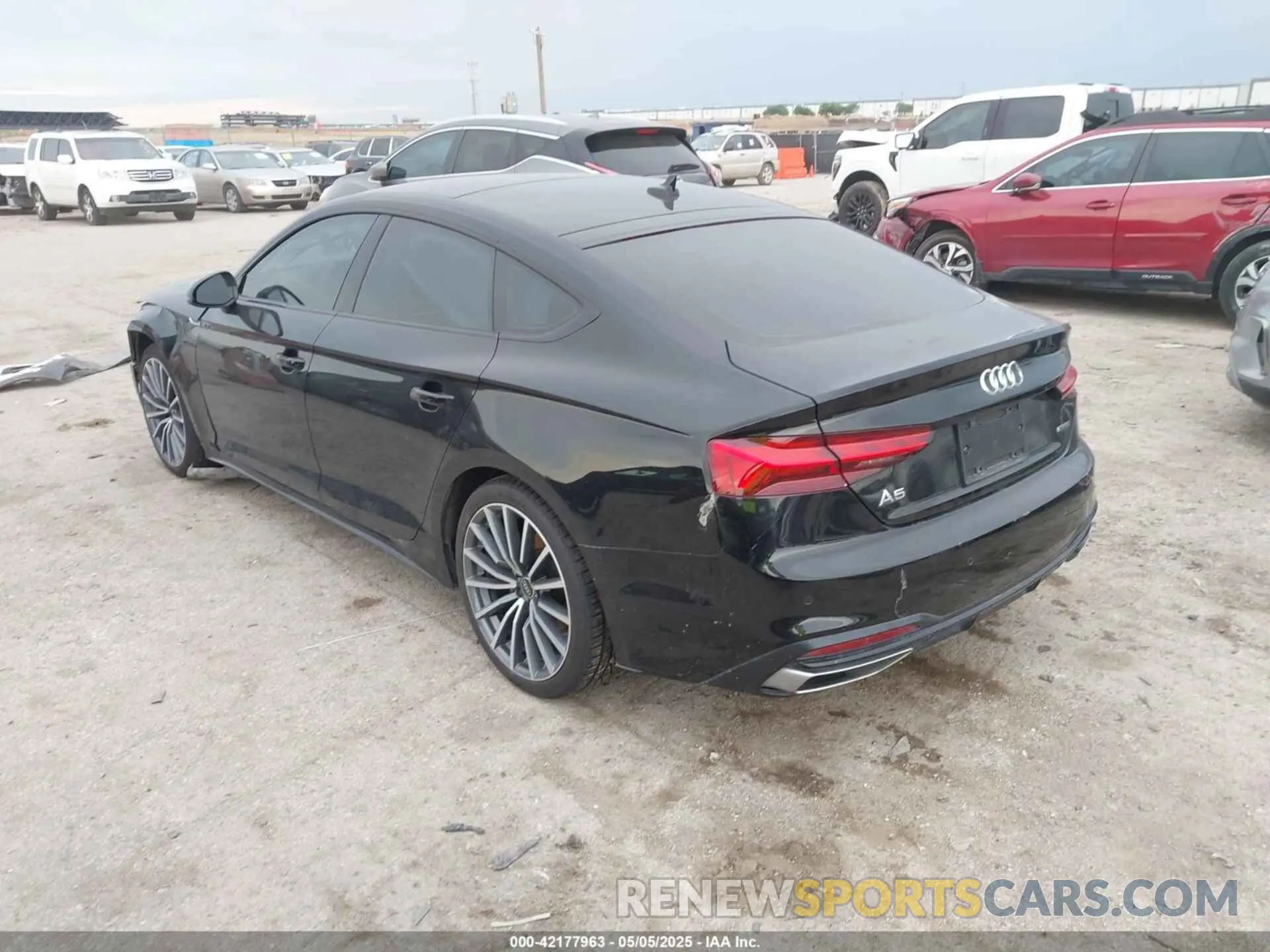 3 Фотография поврежденного автомобиля WAUCBCF57PA027547 AUDI A5 SPORTBACK 2023