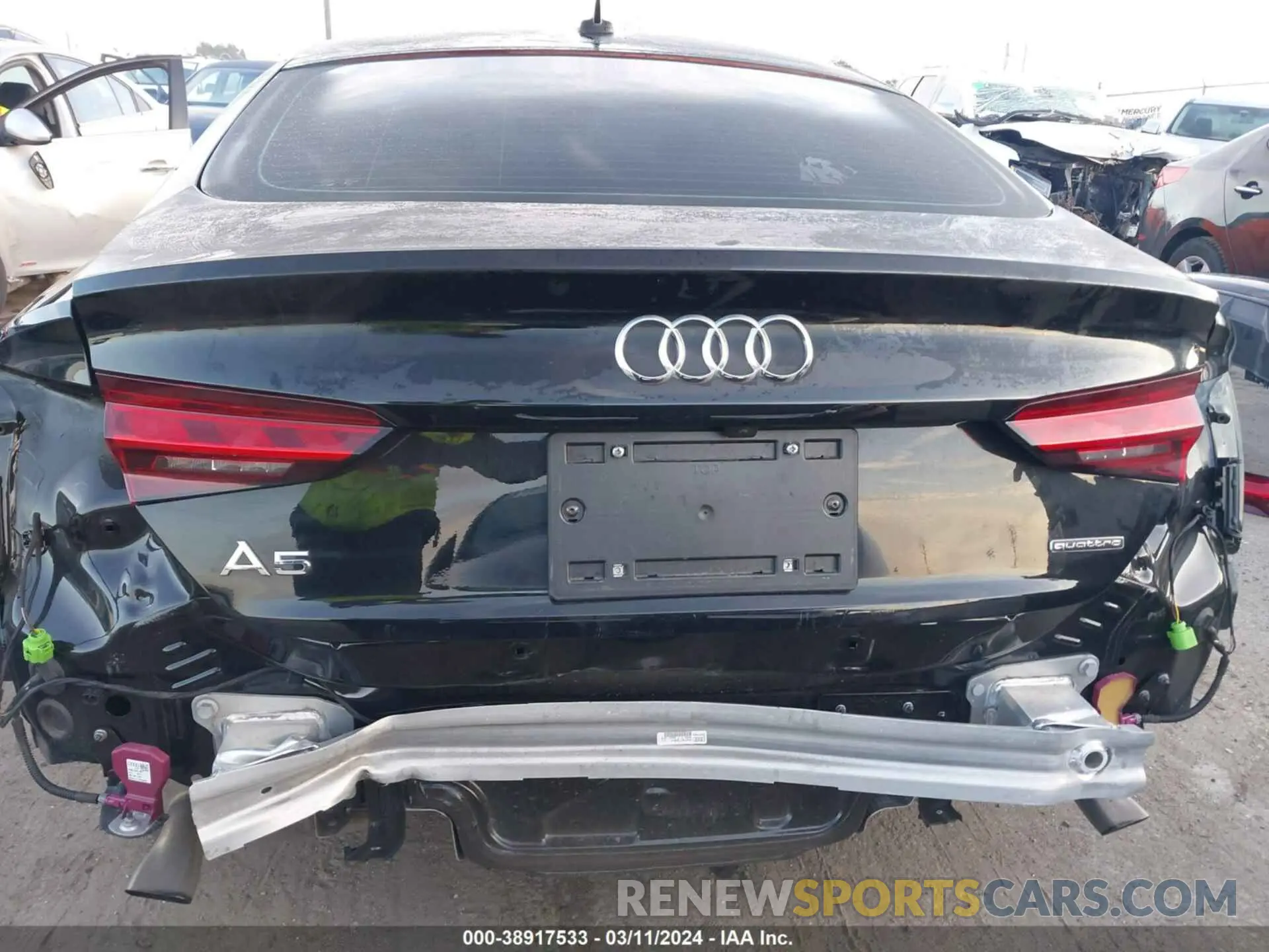 17 Фотография поврежденного автомобиля WAUCBCF59PA027596 AUDI A5 SPORTBACK 2023