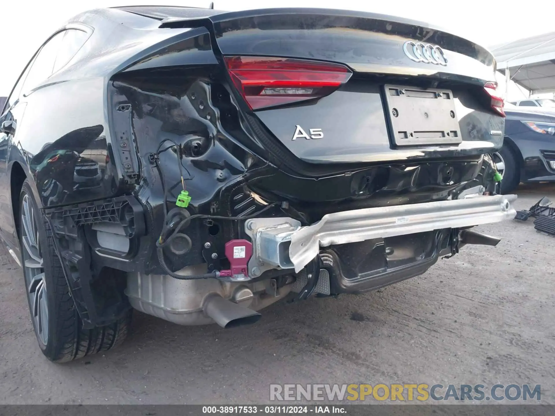 18 Фотография поврежденного автомобиля WAUCBCF59PA027596 AUDI A5 SPORTBACK 2023