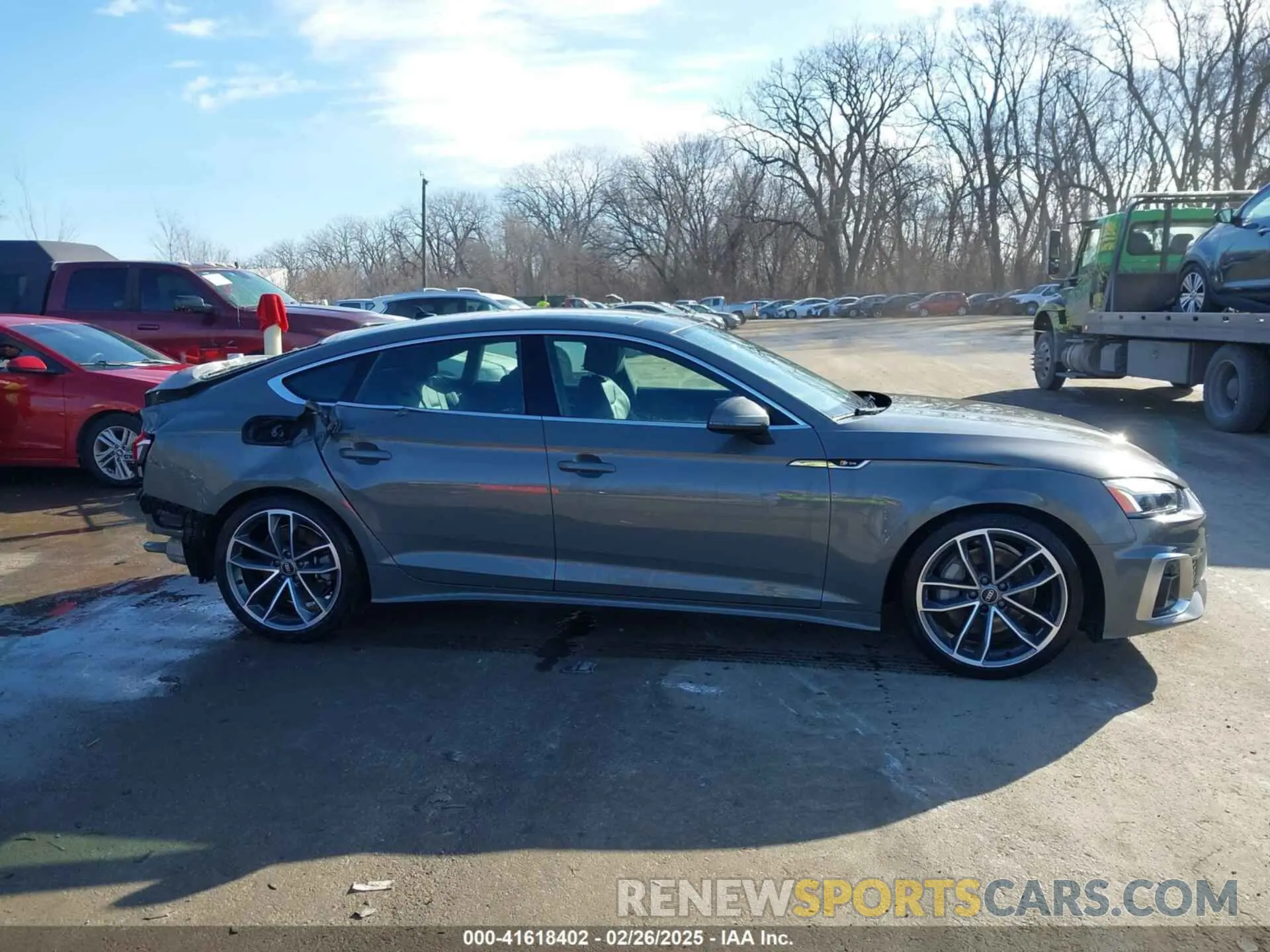 13 Photograph of a damaged car WAUDACF59PA022437 AUDI A5 SPORTBACK 2023