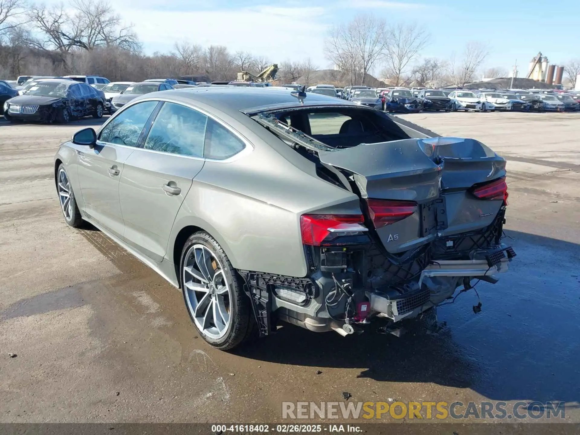 3 Photograph of a damaged car WAUDACF59PA022437 AUDI A5 SPORTBACK 2023