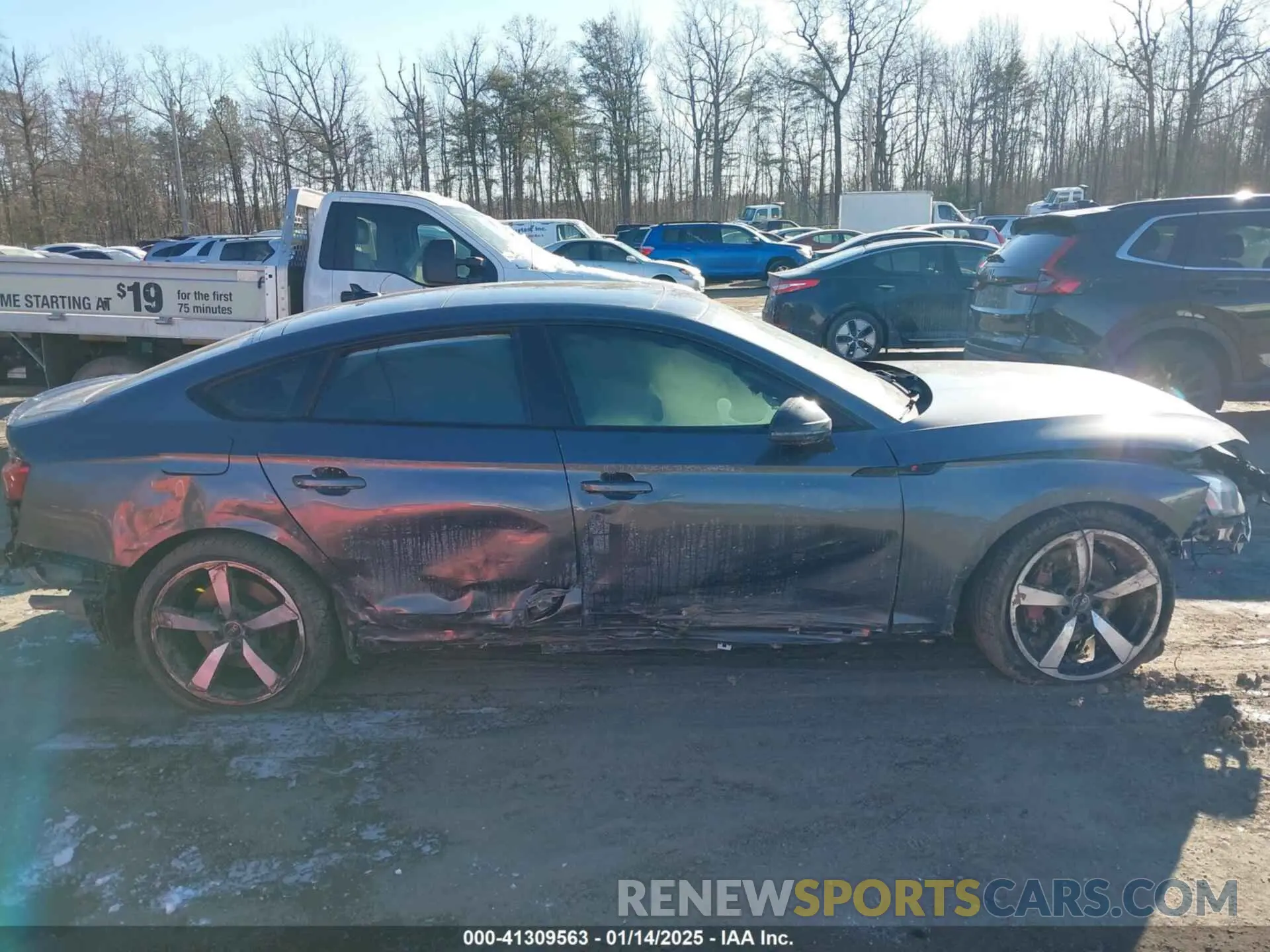 13 Фотография поврежденного автомобиля WAUFACF58PA055275 AUDI A5 SPORTBACK 2023