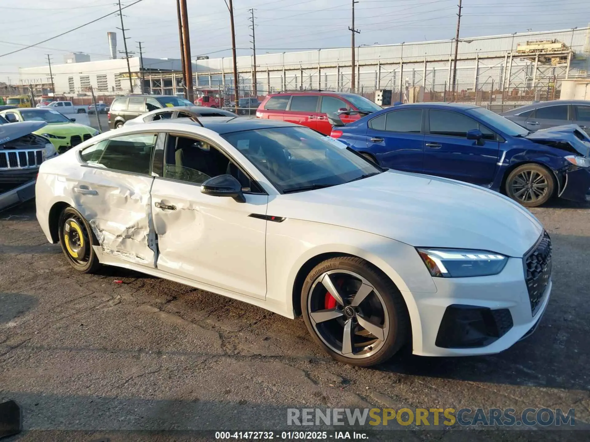 1 Photograph of a damaged car WAUFACF5XPA058114 AUDI A5 SPORTBACK 2023