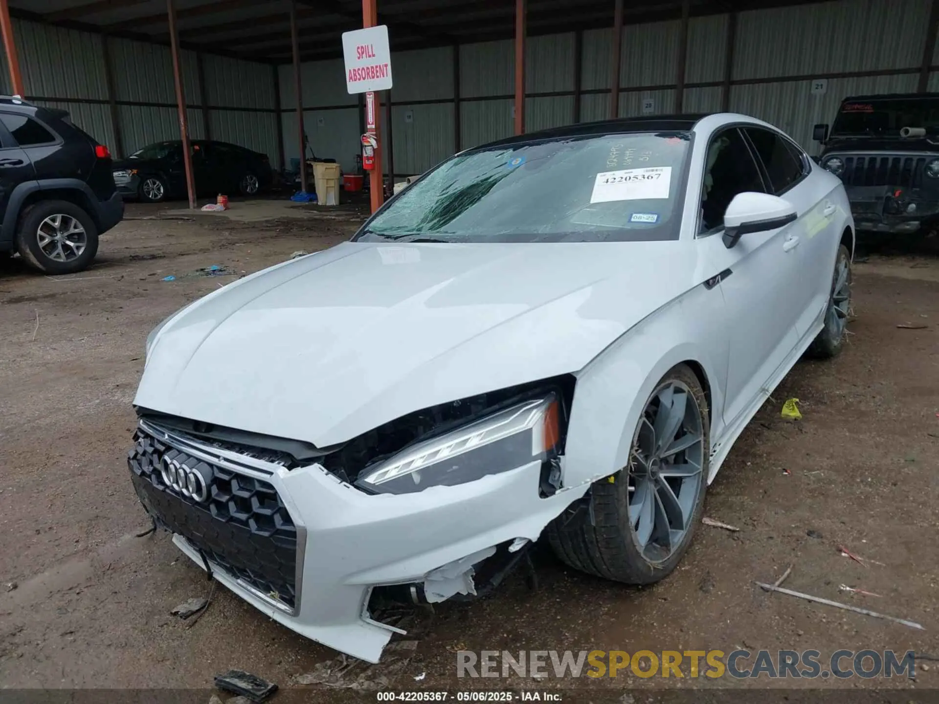 2 Photograph of a damaged car WAUFACF5XPA064494 AUDI A5 SPORTBACK 2023