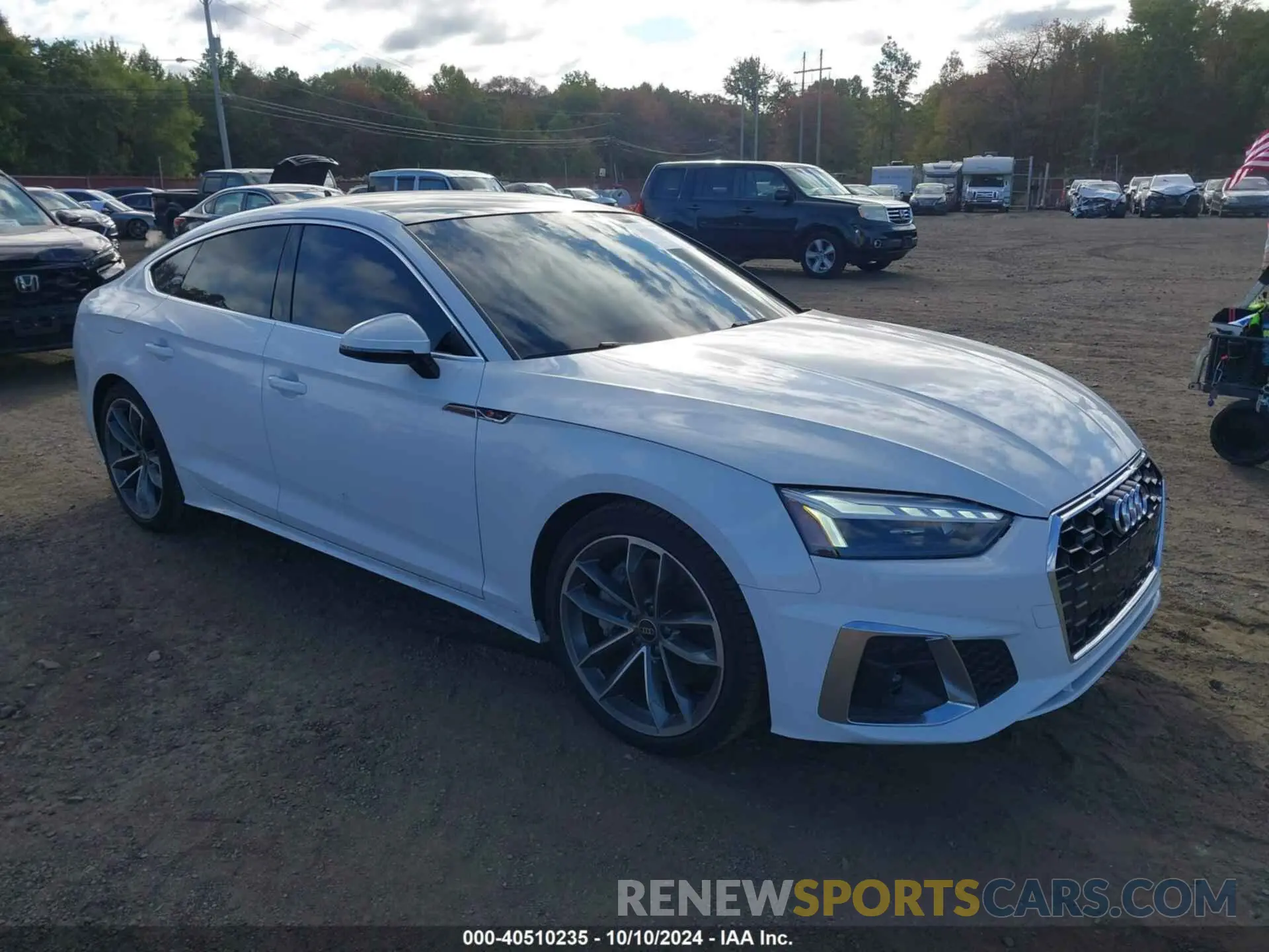 1 Photograph of a damaged car WAUDACF57RA072725 AUDI A5 SPORTBACK 2024