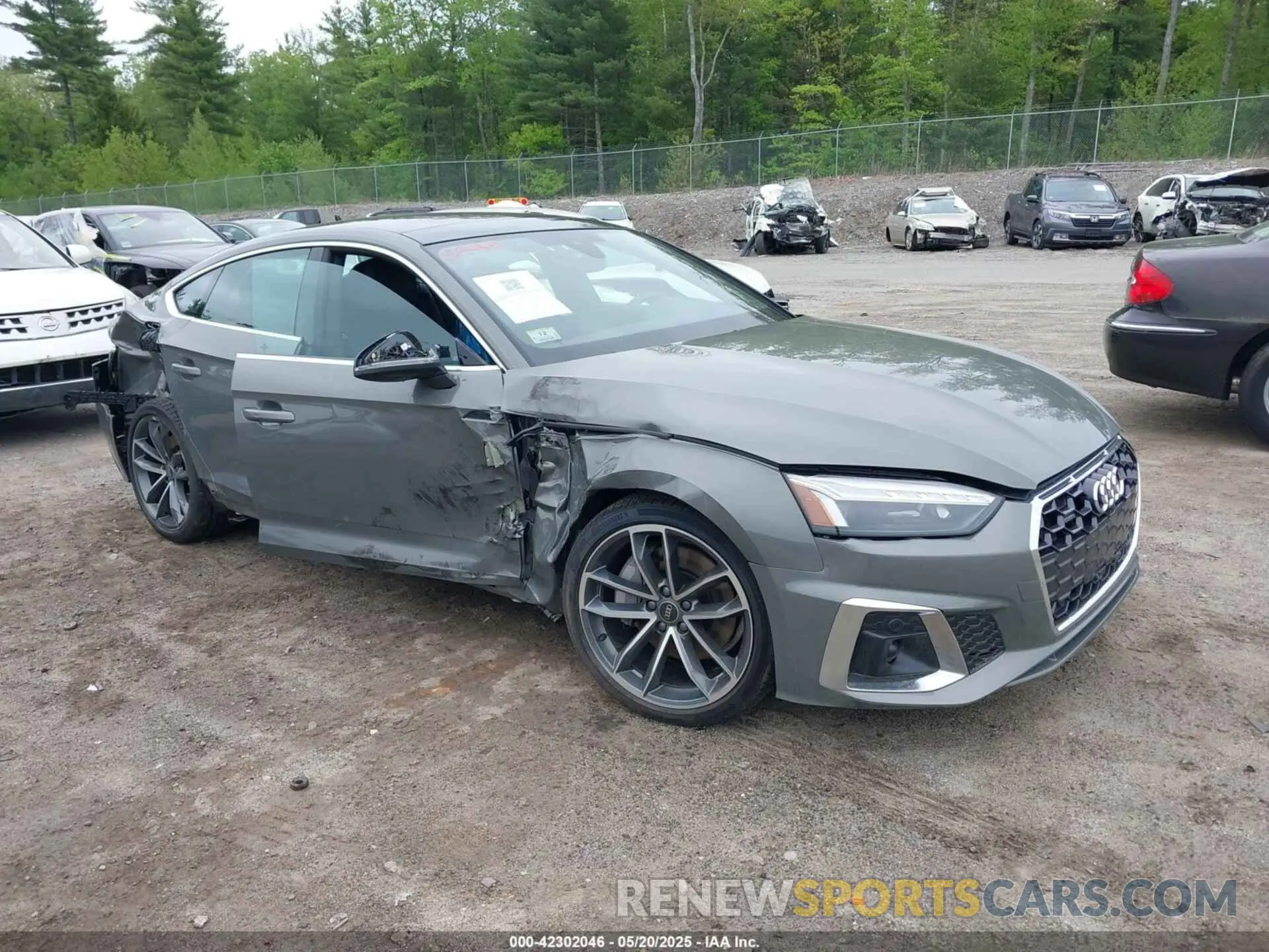1 Photograph of a damaged car WAUFACF52RA132208 AUDI A5 SPORTBACK 2024