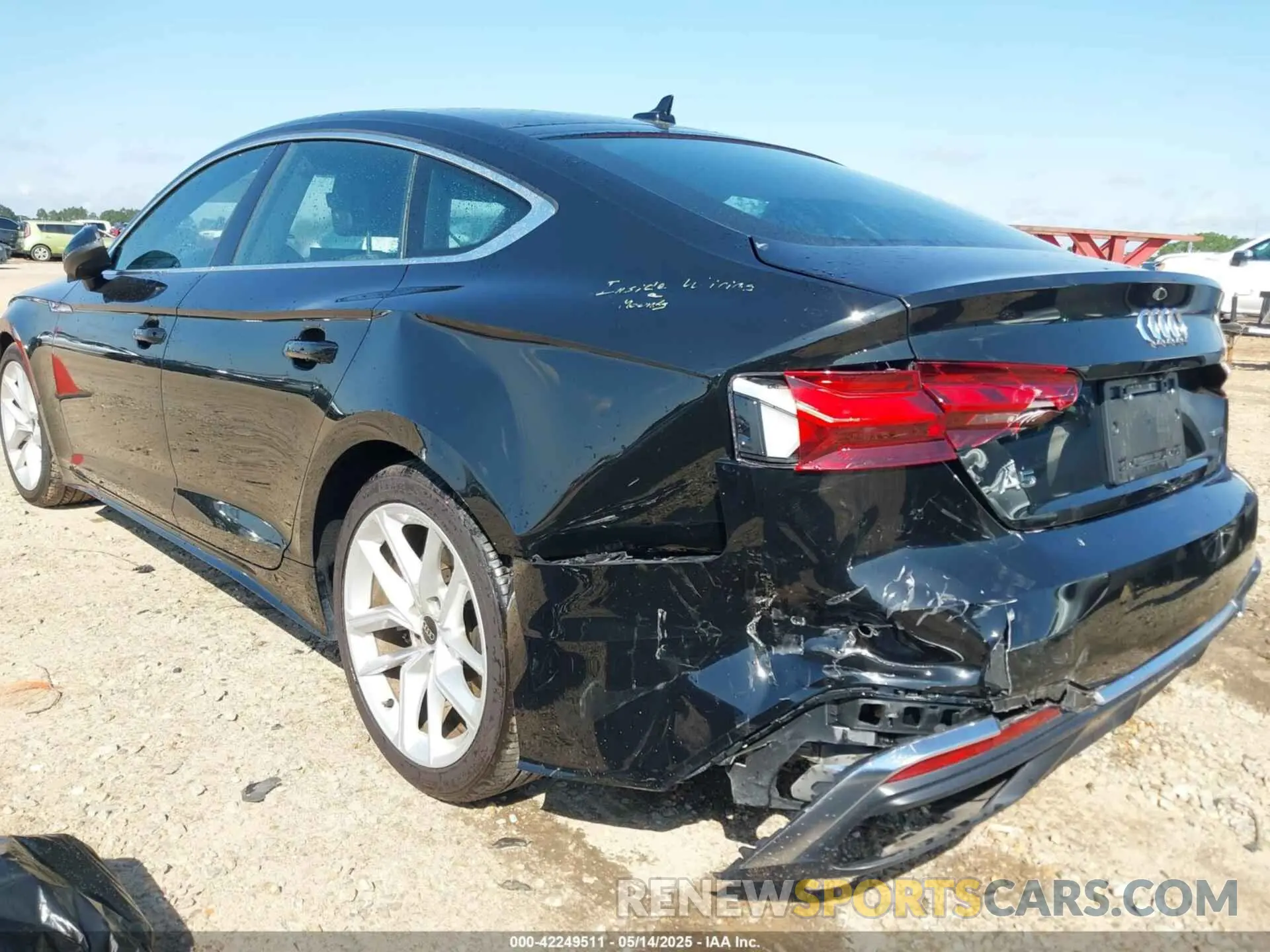 3 Photograph of a damaged car WAUFACF59RA052310 AUDI A5 SPORTBACK 2024