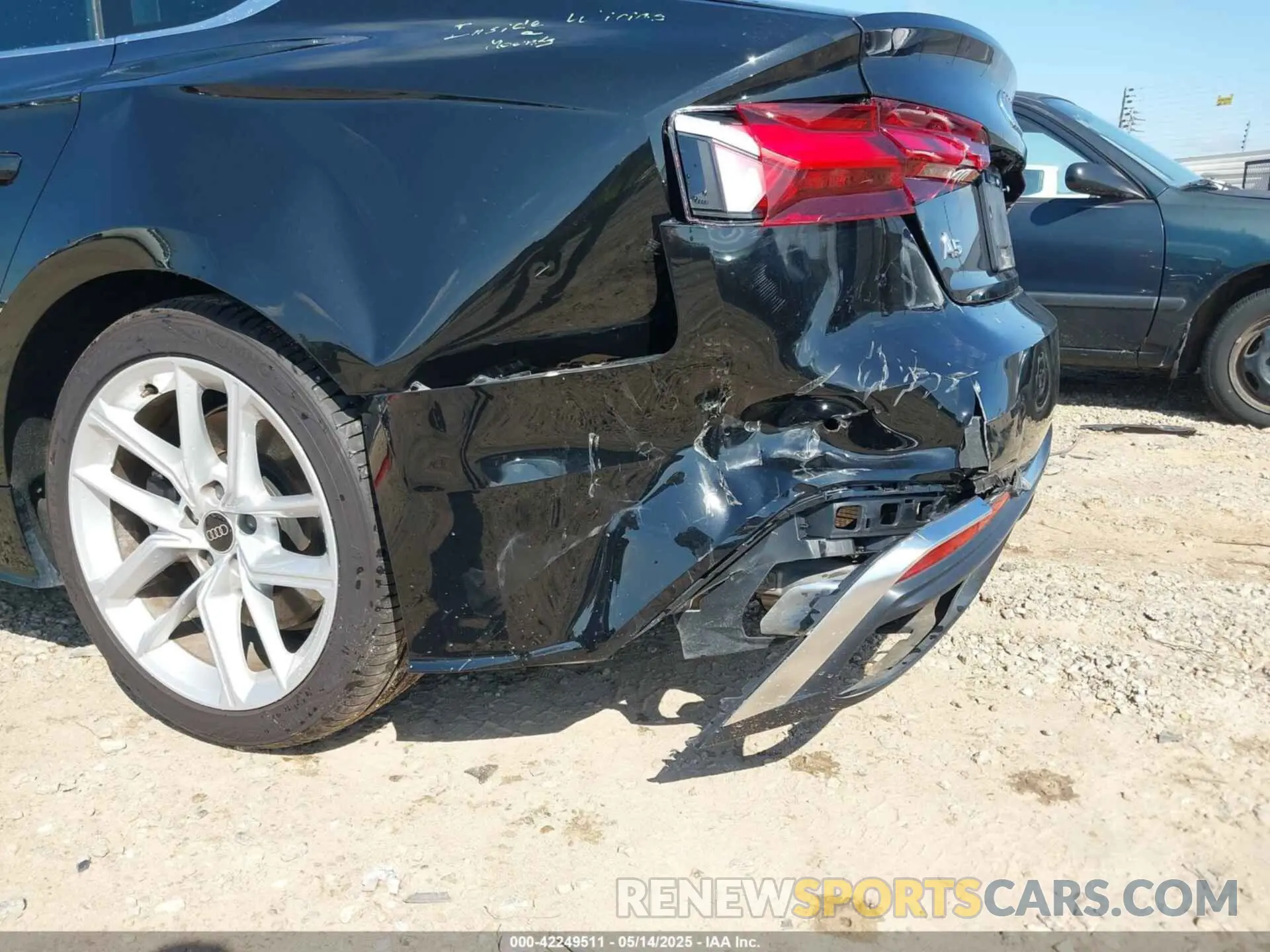 6 Photograph of a damaged car WAUFACF59RA052310 AUDI A5 SPORTBACK 2024