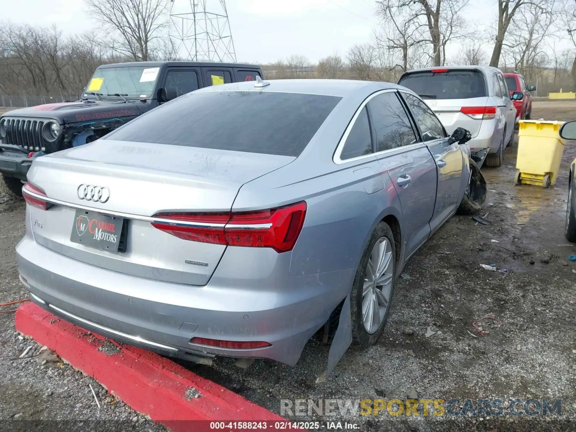 4 Photograph of a damaged car WAUD8AF26KN131977 AUDI A6 2019