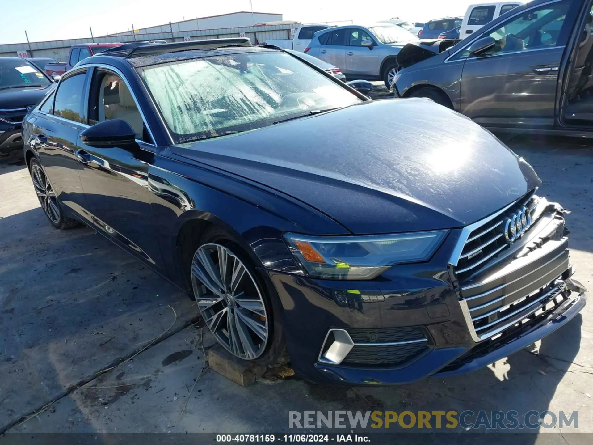 1 Фотография поврежденного автомобиля WAUD8AF28KN124609 AUDI A6 2019