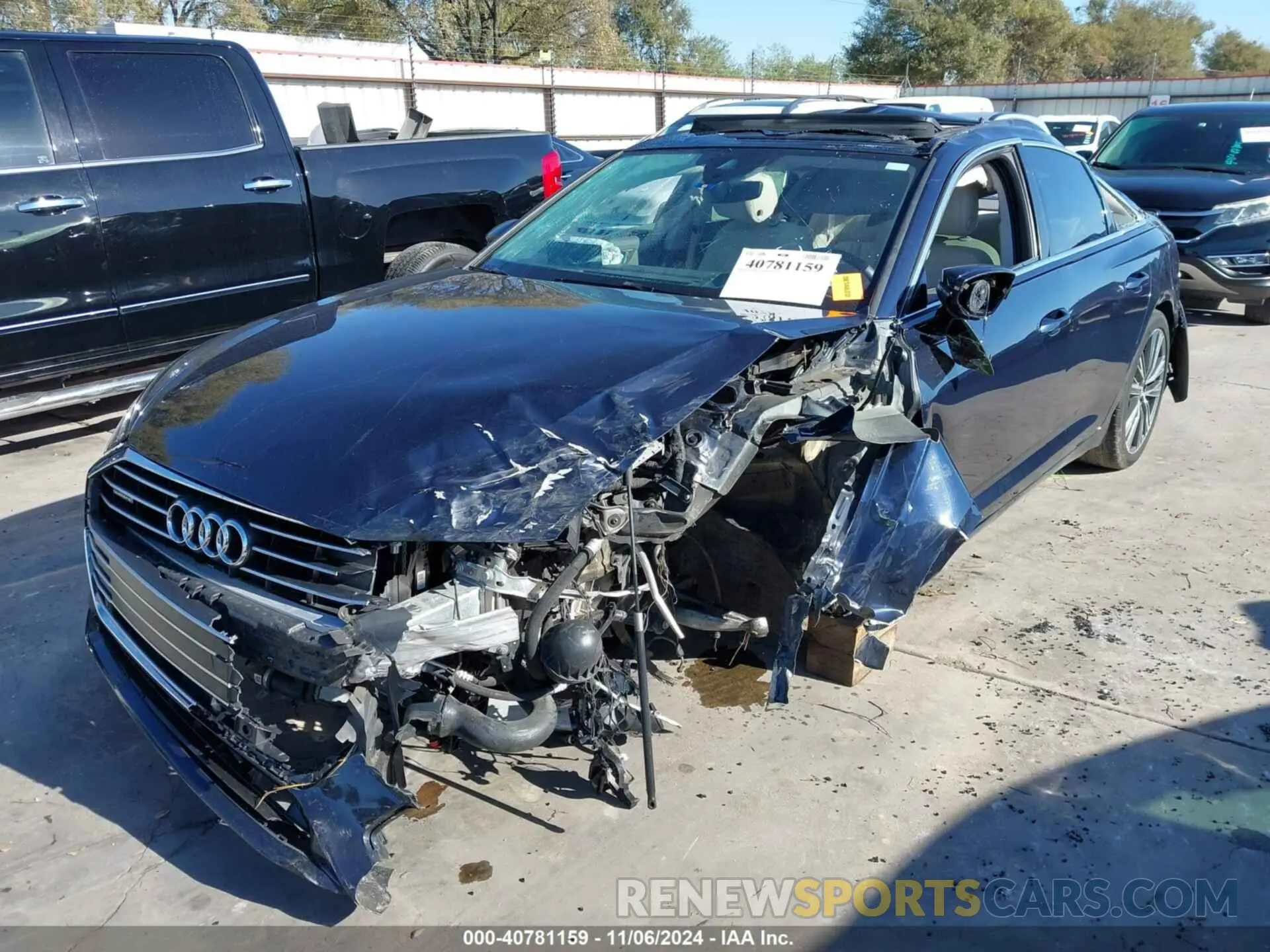 2 Фотография поврежденного автомобиля WAUD8AF28KN124609 AUDI A6 2019