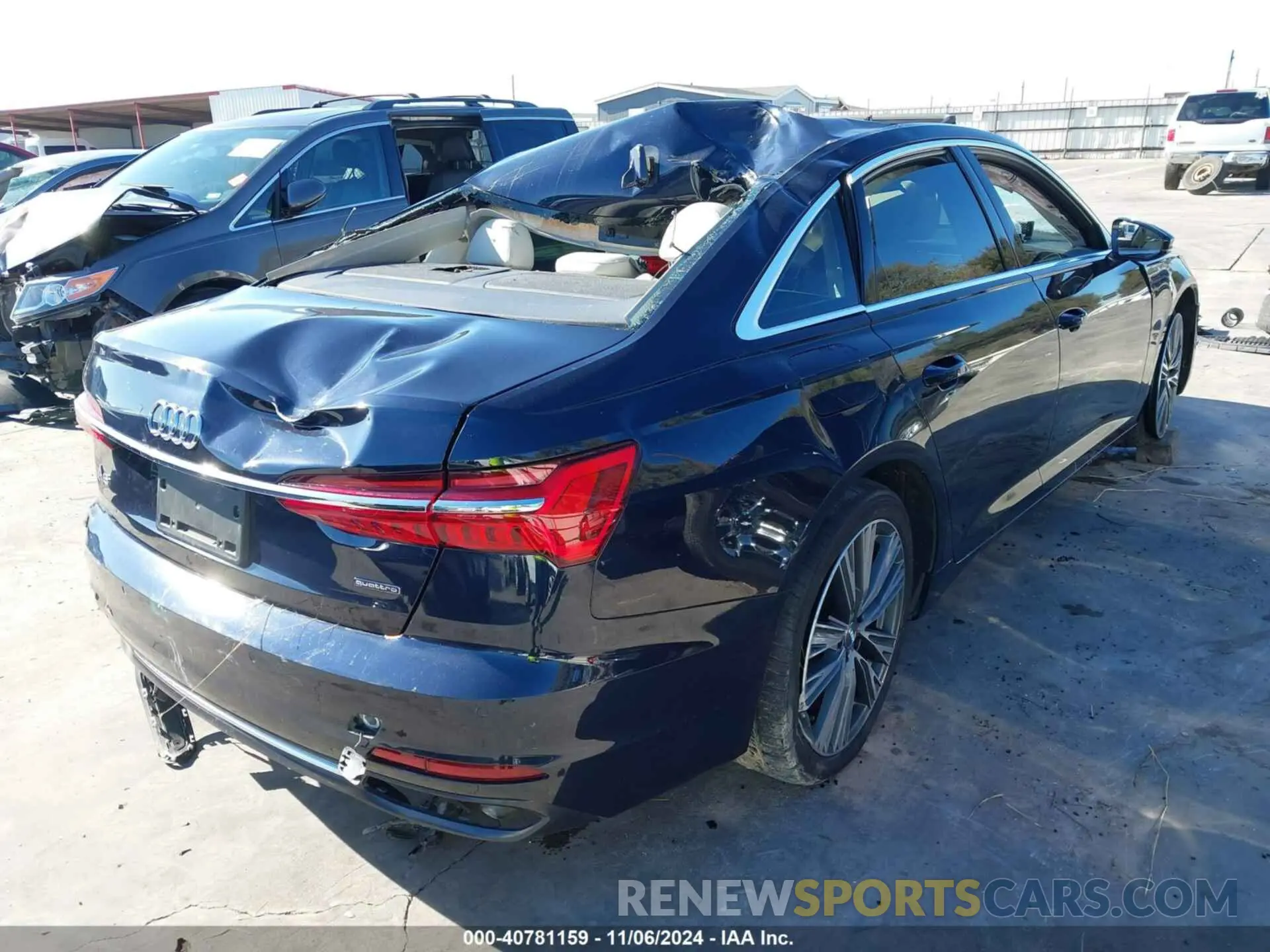 4 Фотография поврежденного автомобиля WAUD8AF28KN124609 AUDI A6 2019