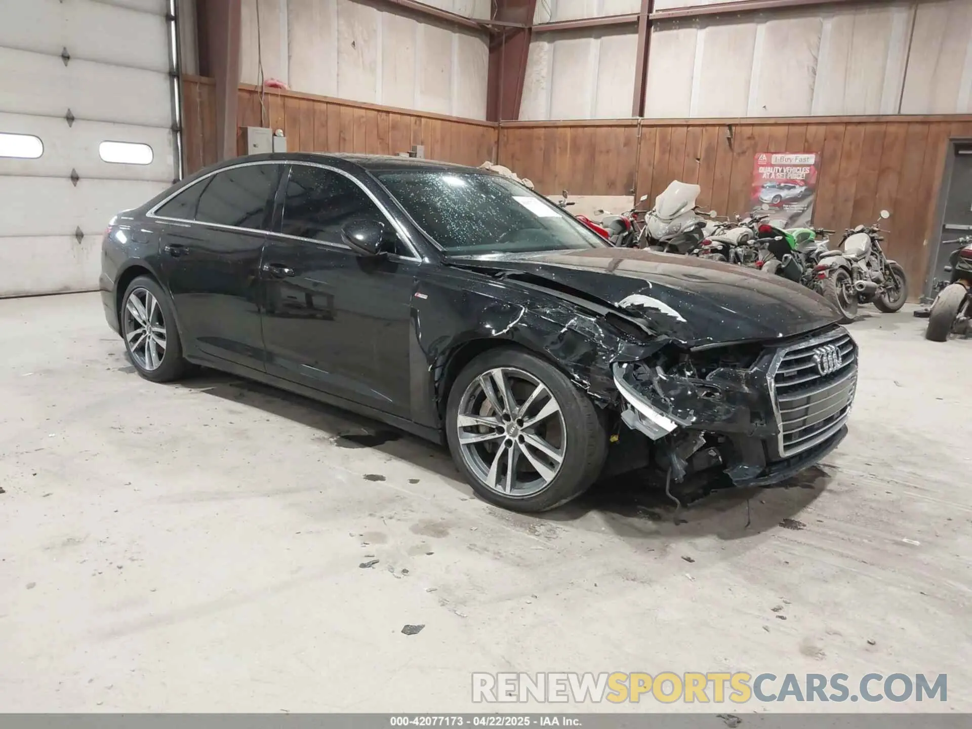 1 Photograph of a damaged car WAUK2AF23KN019159 AUDI A6 2019