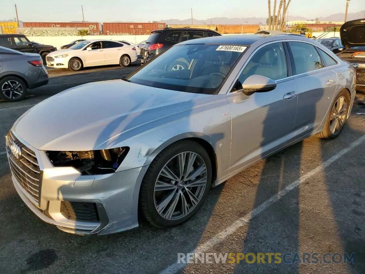 1 Photograph of a damaged car WAUK2AF25KN061963 AUDI A6 2019