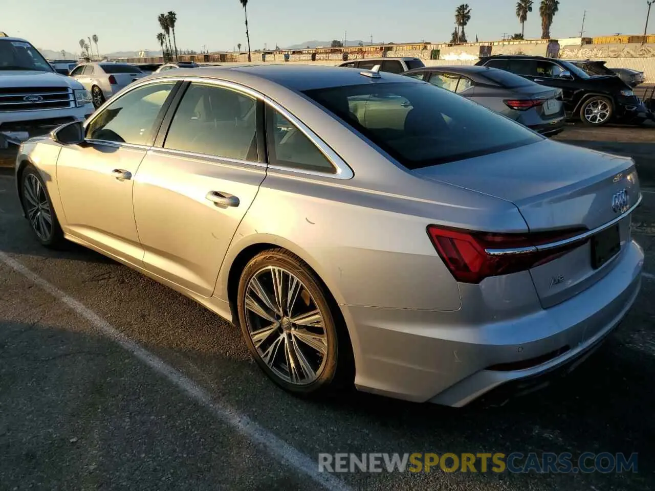 2 Photograph of a damaged car WAUK2AF25KN061963 AUDI A6 2019