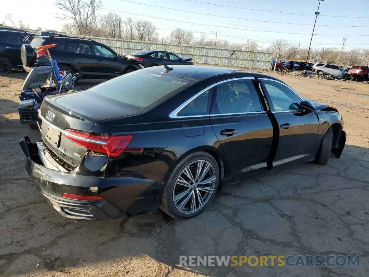 3 Photograph of a damaged car WAUL2AF20KN069540 AUDI A6 2019