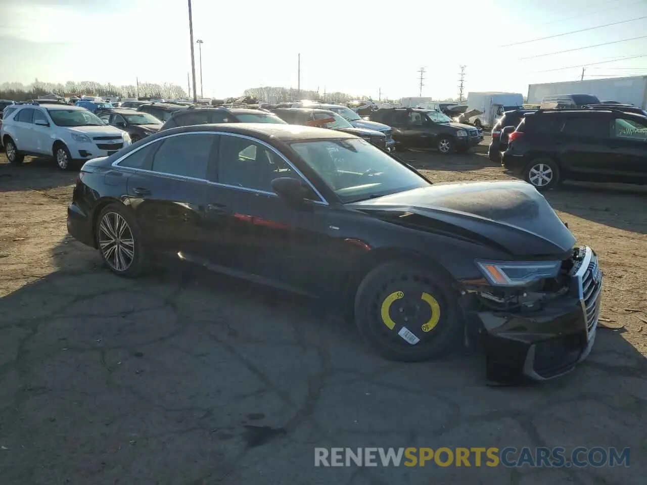 4 Photograph of a damaged car WAUL2AF20KN069540 AUDI A6 2019