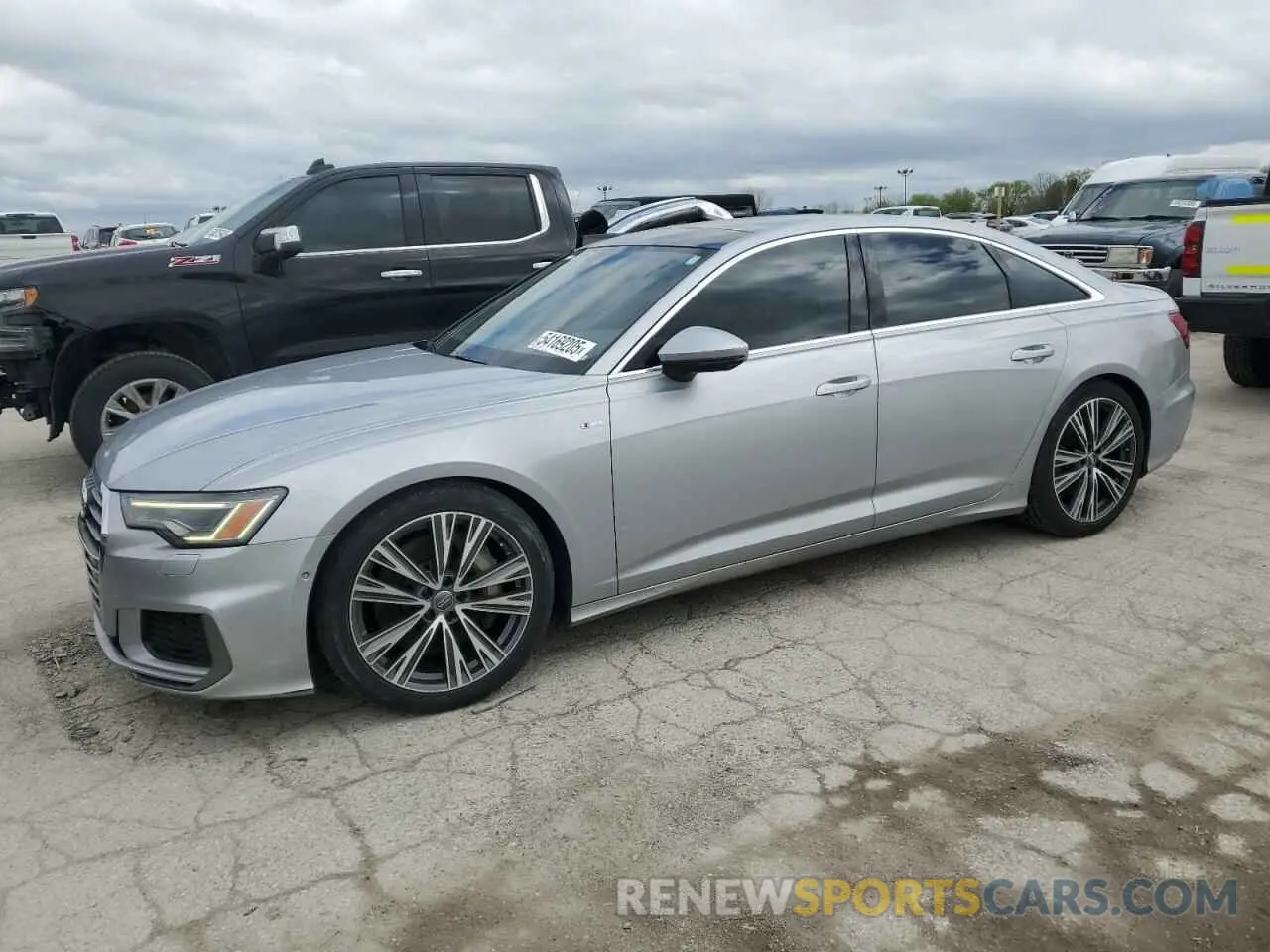 1 Photograph of a damaged car WAUL2AF21KN041472 AUDI A6 2019