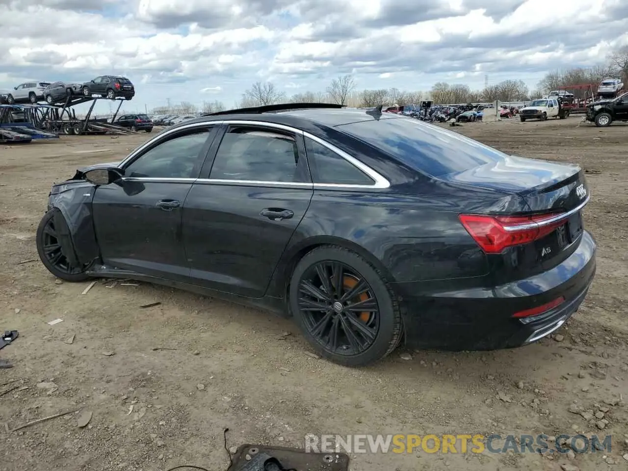 2 Фотография поврежденного автомобиля WAUL2AF23KN091158 AUDI A6 2019