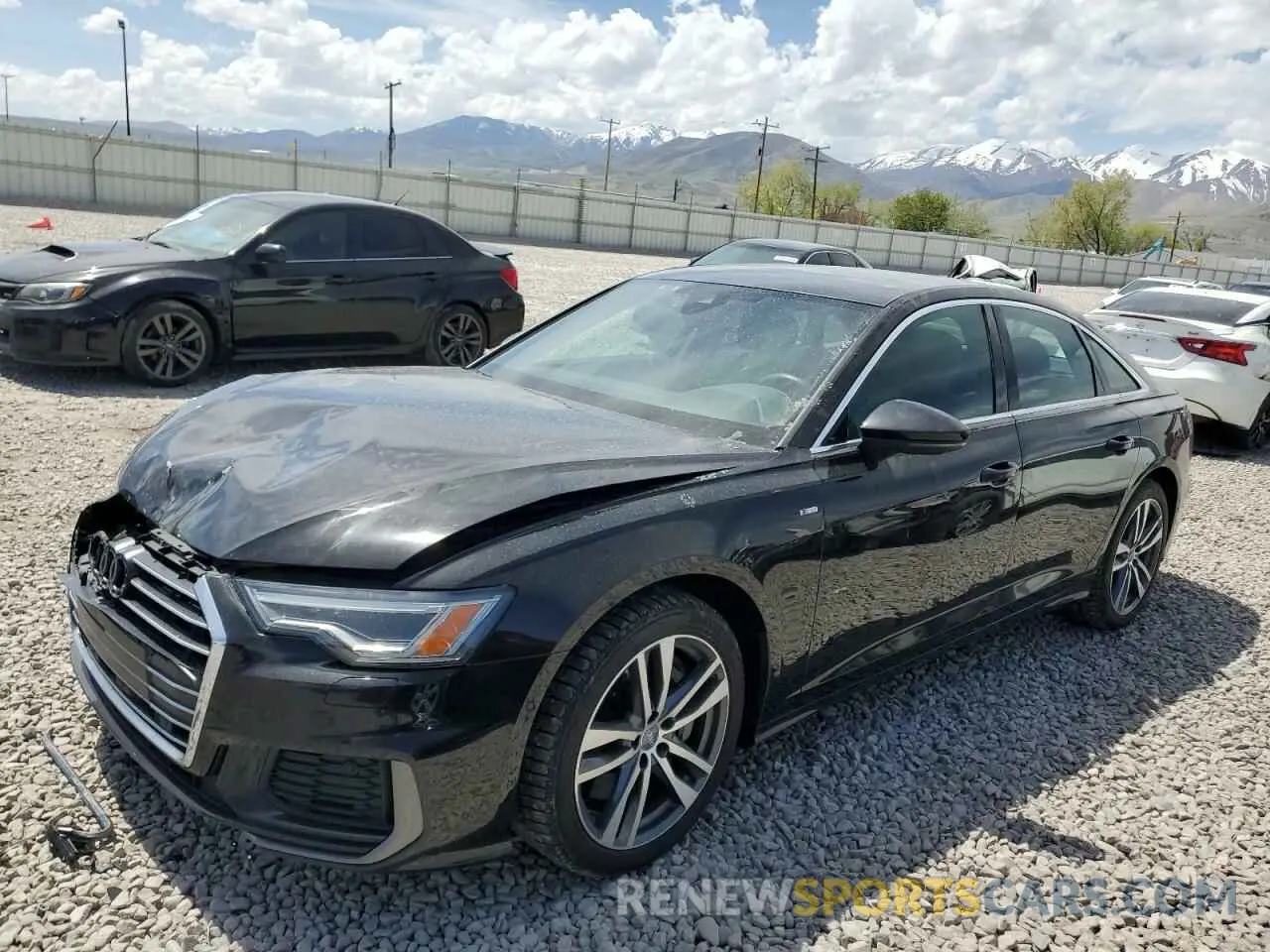 1 Фотография поврежденного автомобиля WAUL2AF24KN056273 AUDI A6 2019