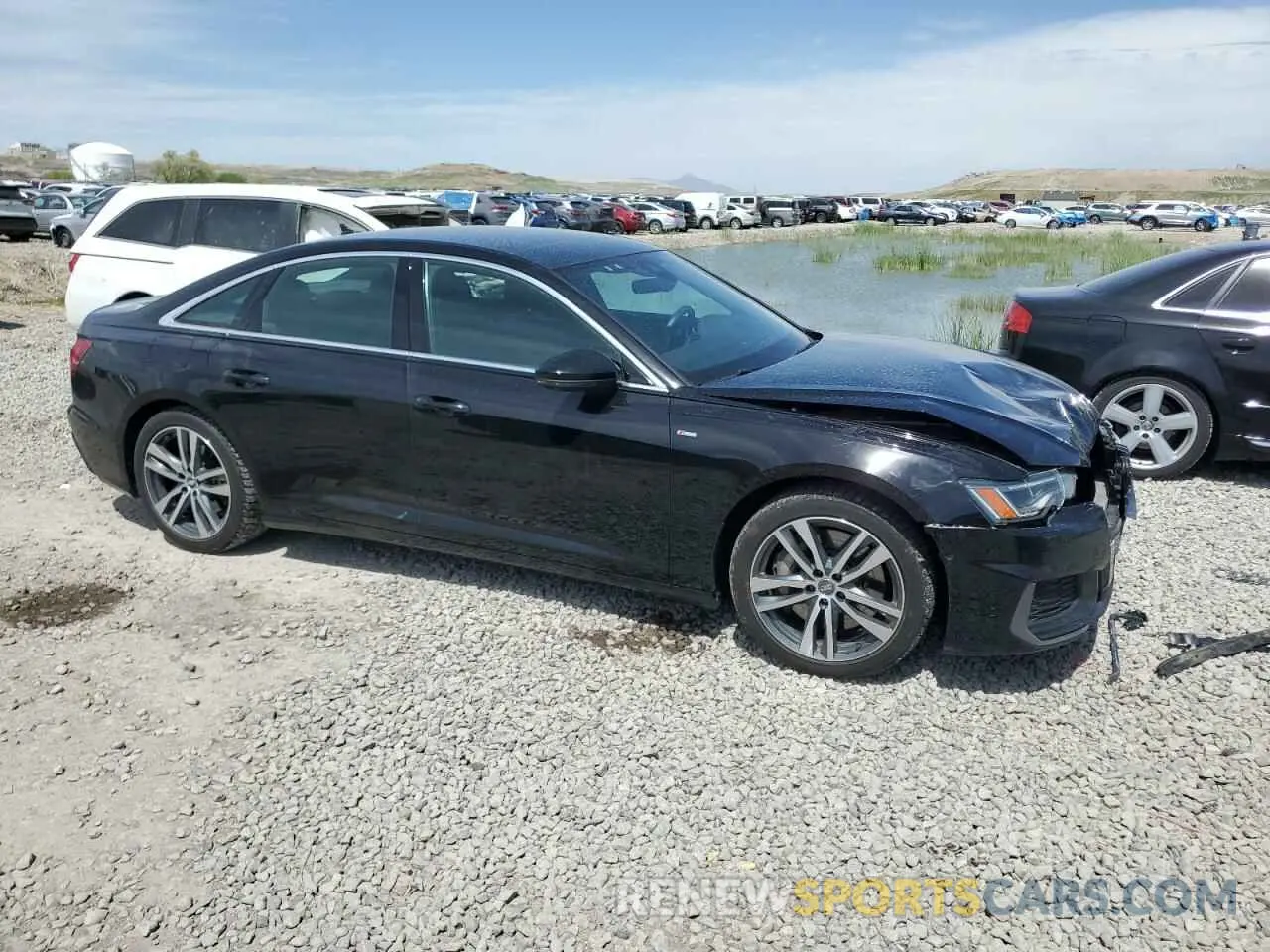 4 Фотография поврежденного автомобиля WAUL2AF24KN056273 AUDI A6 2019